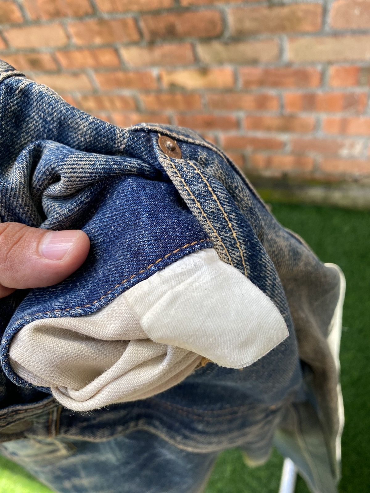 Japanese Brand × Sugar Cane W30x31 sugarcane toyo redline distressed denime Size US 30 / EU 46 - 4 Thumbnail