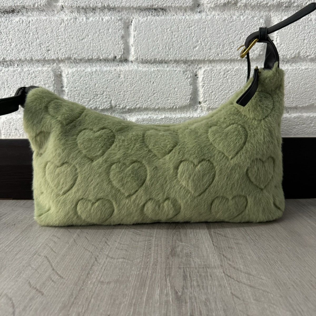 Love Shape Fur Bag