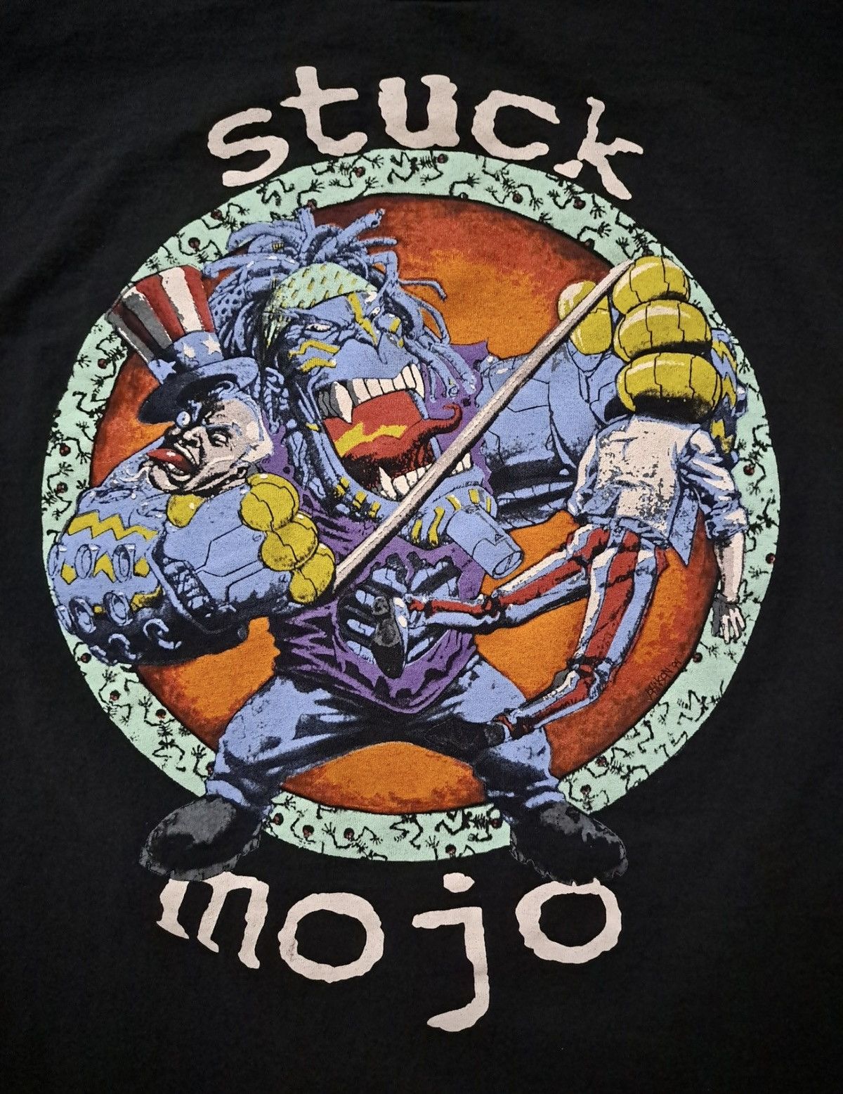 Band Tees × Vintage STUCK MOJO x SNAPPIN' NECKS x Long Sleeve Size US XL / EU 56 / 4 - 3 Thumbnail