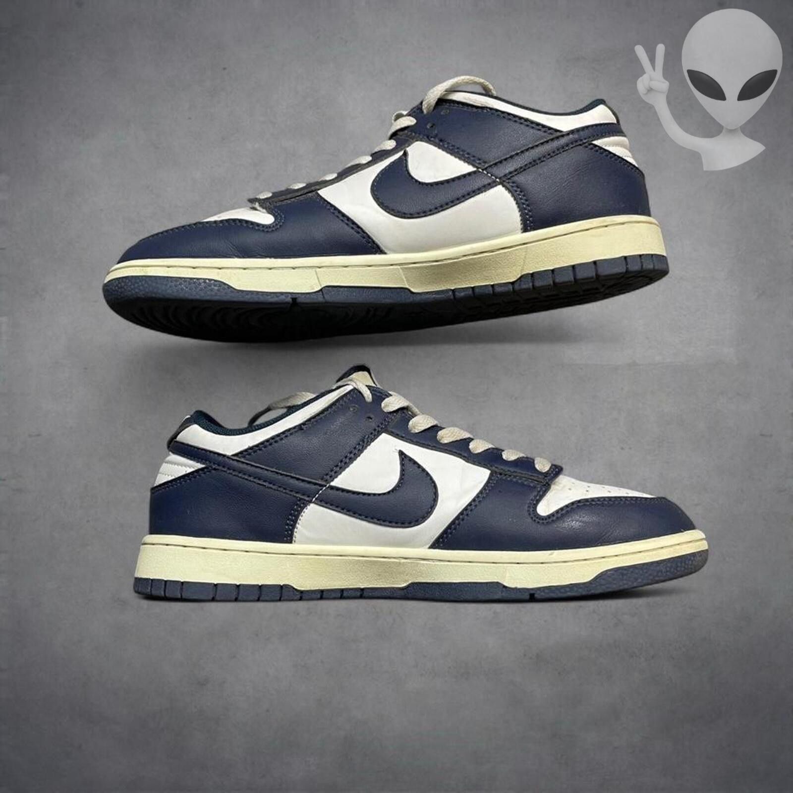 Nike Nike Dunk Low Premium Vintage Navy 7Y FN7197-100 Size US 8.5 / IT 38.5 - 3 Thumbnail