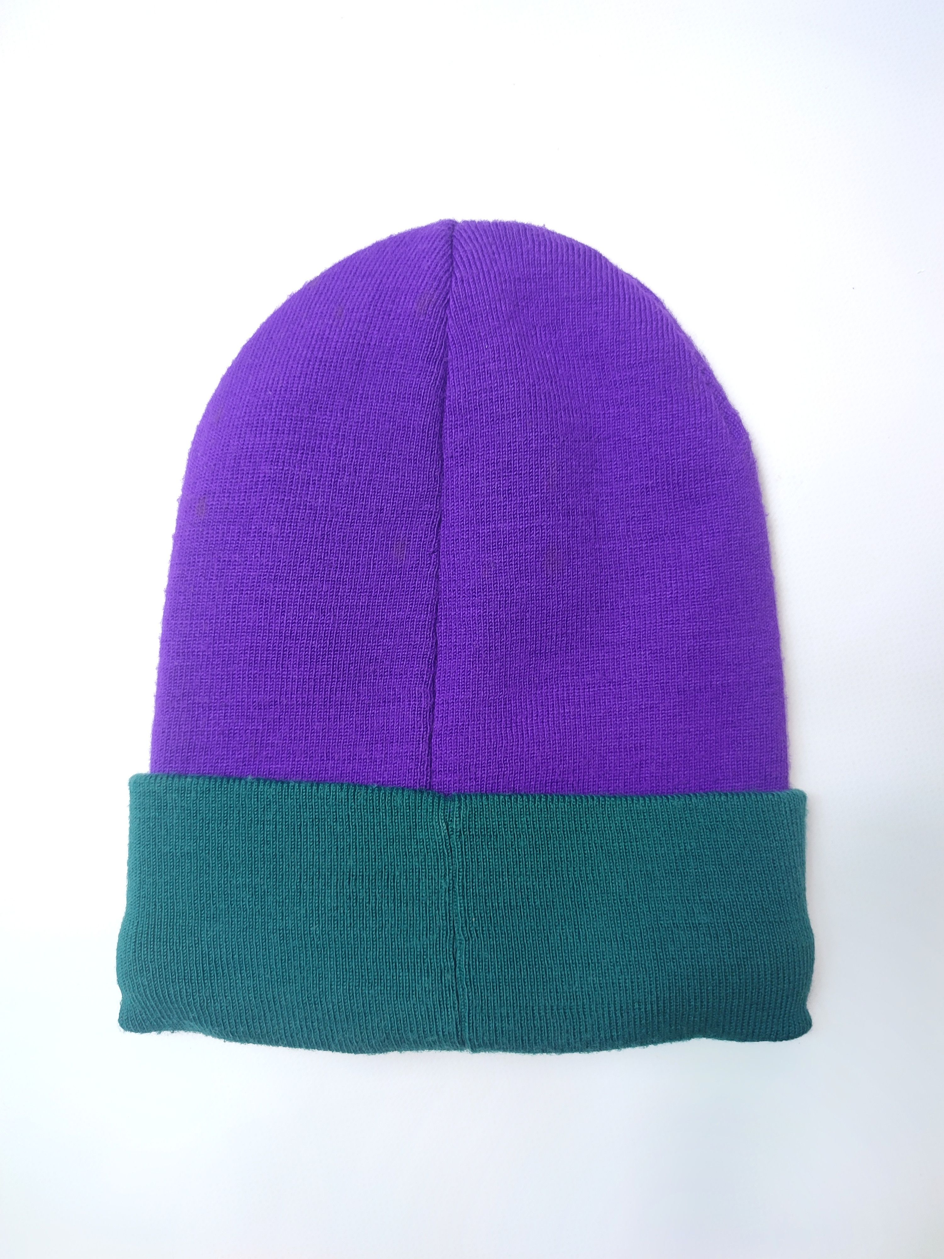 Vintage Charlton Athletic Purple Green Cuff Knit Beanie Vintage Size ONE SIZE - 7 Thumbnail