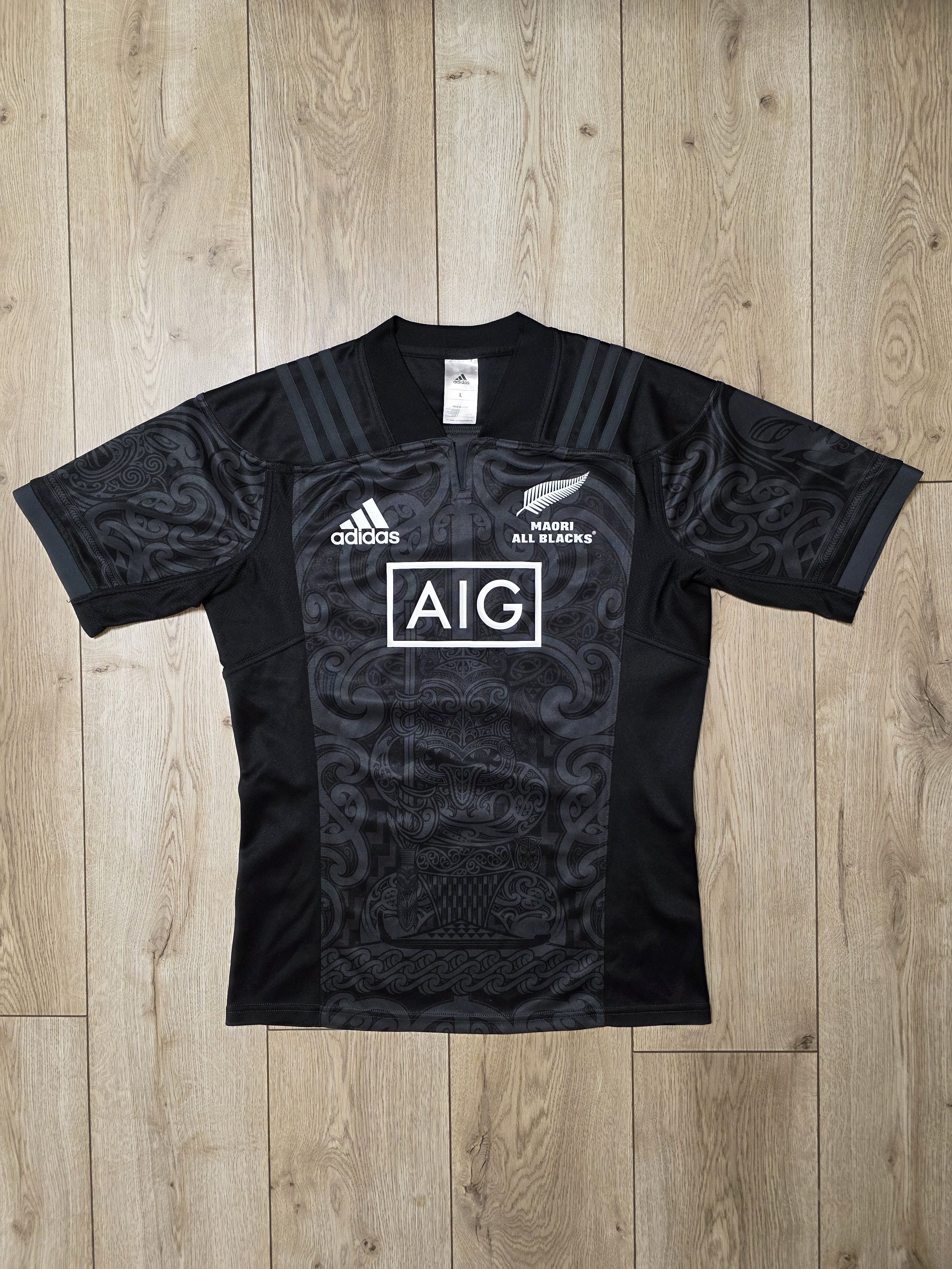 Adidas Adidas X Oasis Tour Jacquard Jersey Black Large brand new