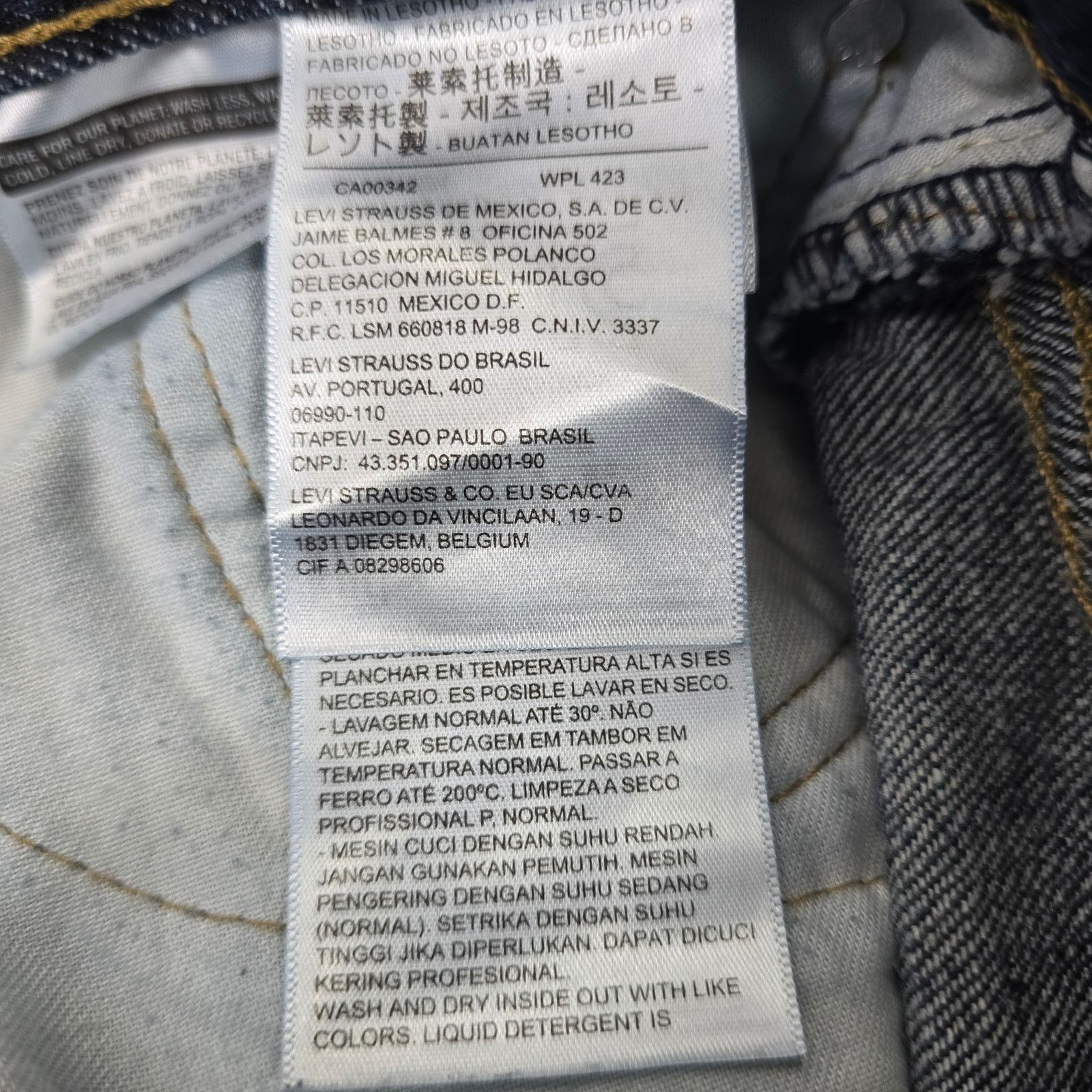 Levi's Levi's 514 Straight Blue Denim Jeans W31 L32 Actual L30 NWT Size US 31 - 3 Thumbnail