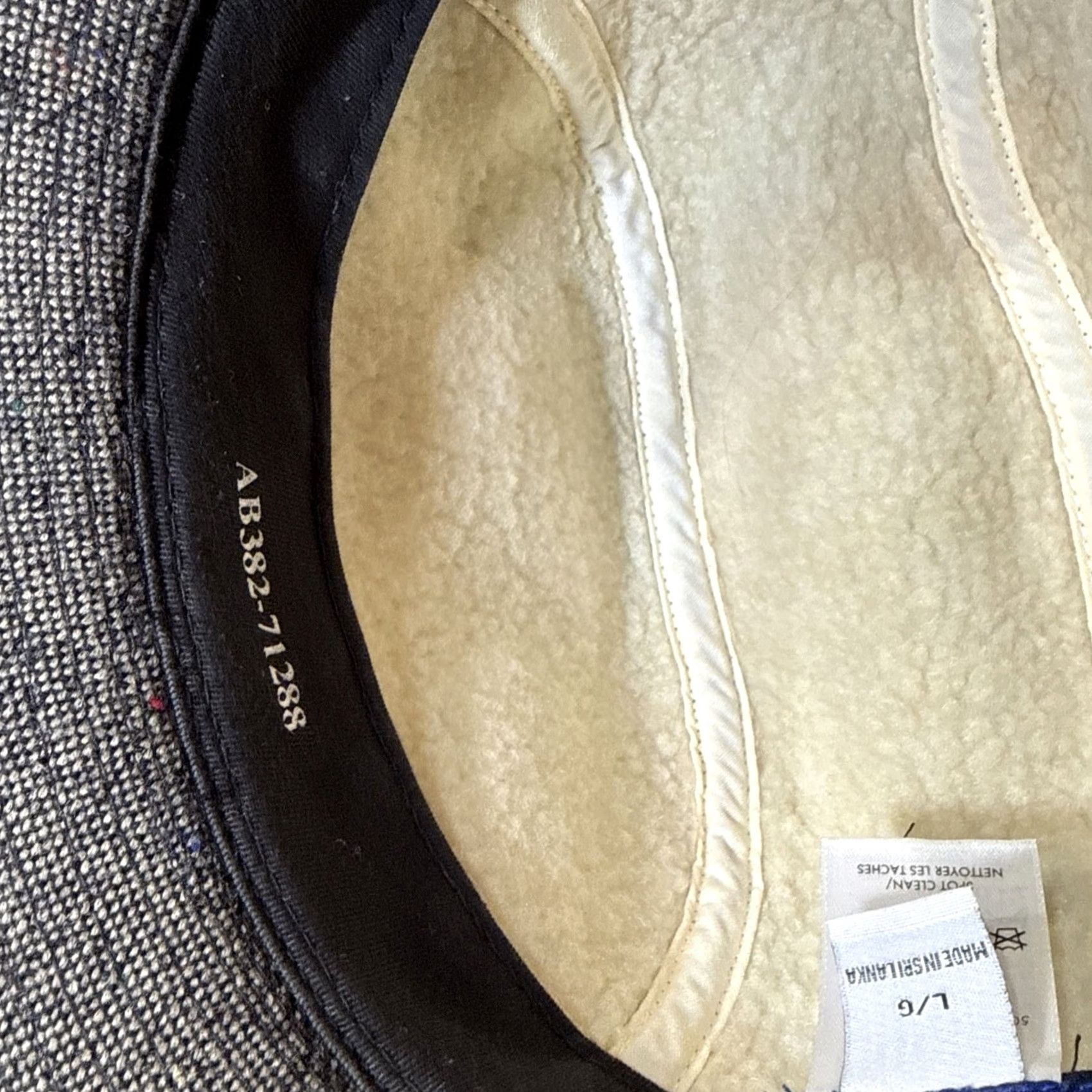 Pendleton VINTAGE Pendleton Fedora Hat Mens Size L Tweed Wool Speckled Gray 70s Walking Hat Size ONE SIZE - 8 Thumbnail
