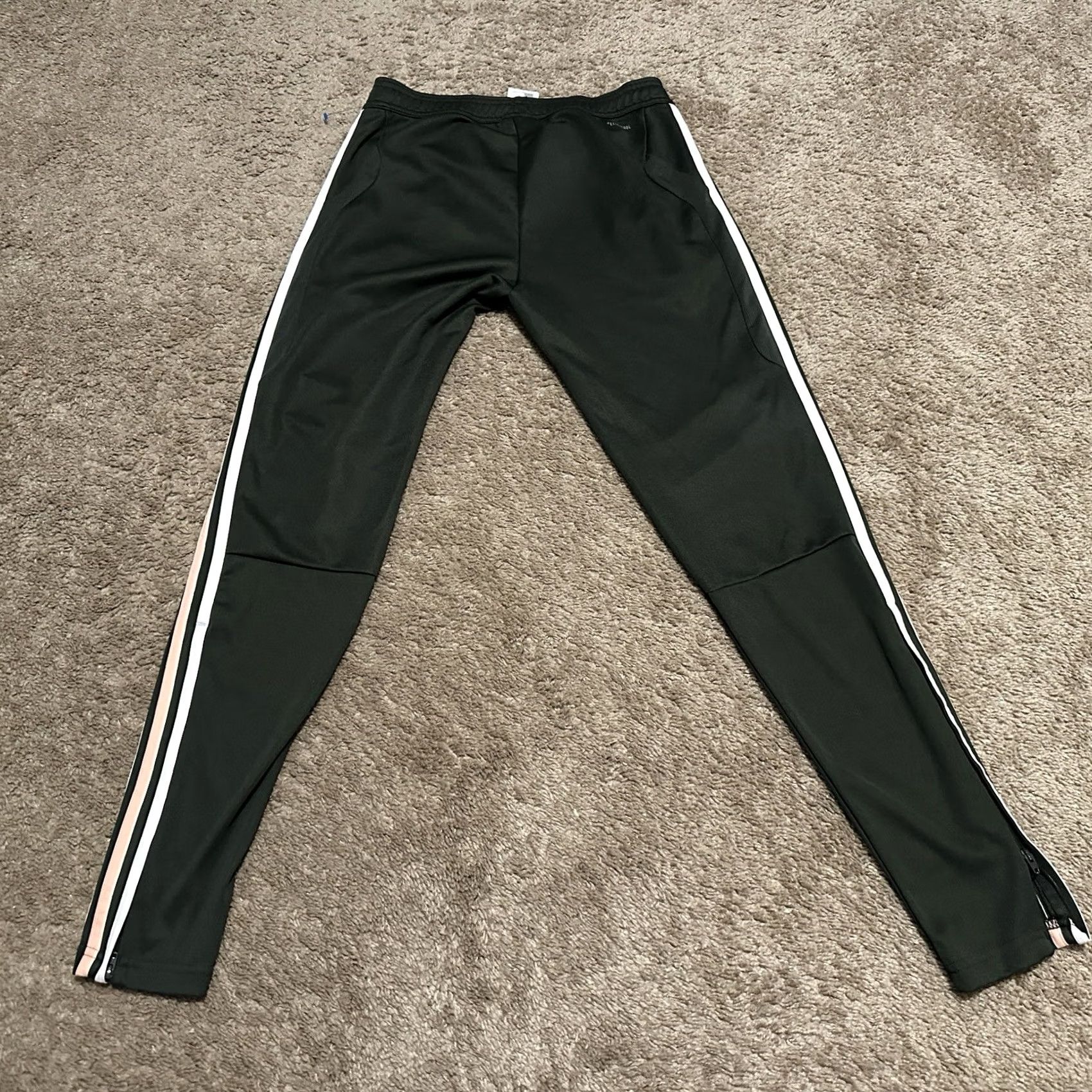 Adidas Adidas Tiro Pants Mens Small Elastic Waist Tapered Ankle Soccer Aeroready Gray Size US 29 - 4 Thumbnail
