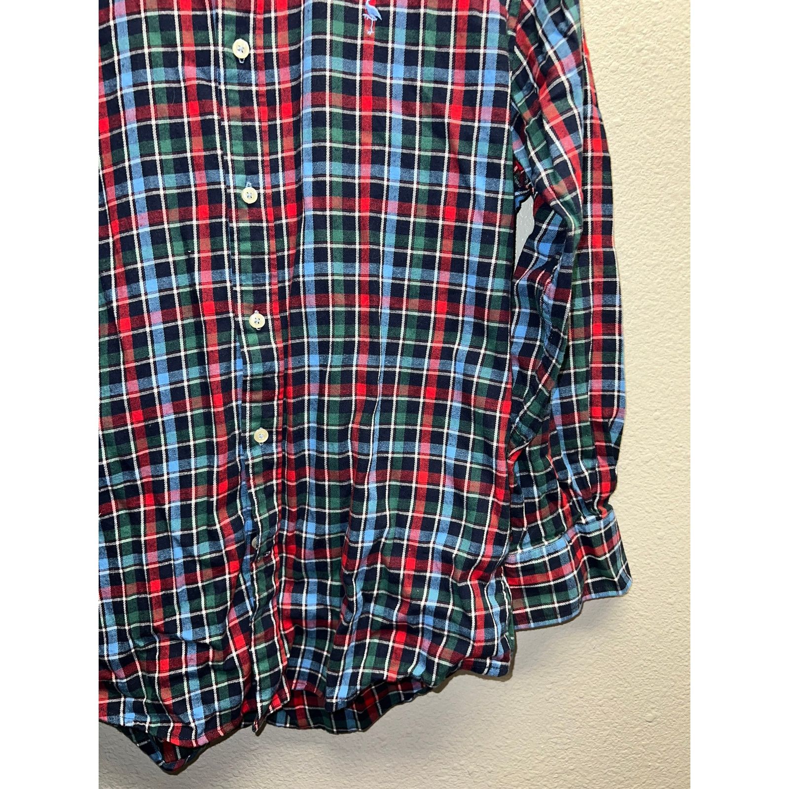 Tailorbyrd Tailorbyrd Button Up Shirt Red Blue Flannel 1930 Collection Size US M / EU 48-50 / 2 - 4 Thumbnail