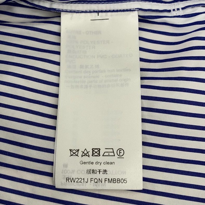Louis Vuitton Louis Vuitton 22 Long Sleeve Shirt with Blue Vertical Stri Size XS / US 0-2 / IT 36-38 - 6 Thumbnail