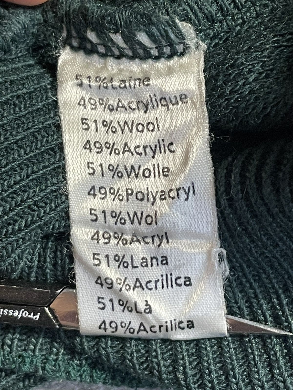Lacoste Vintage Lacoste Green Sweater Knit Mini Logo Y2K 90s Size US XL / EU 56 / 4 - 6 Thumbnail