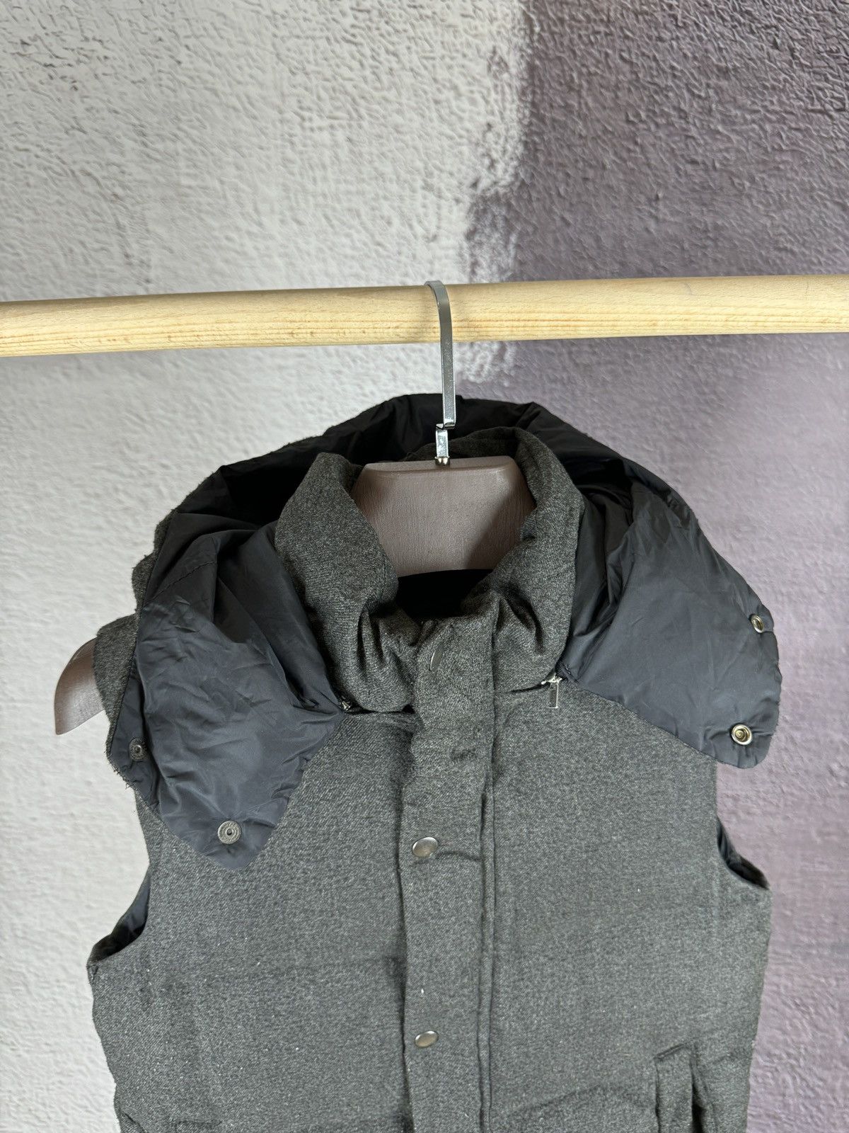 Japanese Brand Ships Jet Blue Japanese clothing grey hooded vest jacket Size US M / EU 48-50 / 2 - 7 Thumbnail