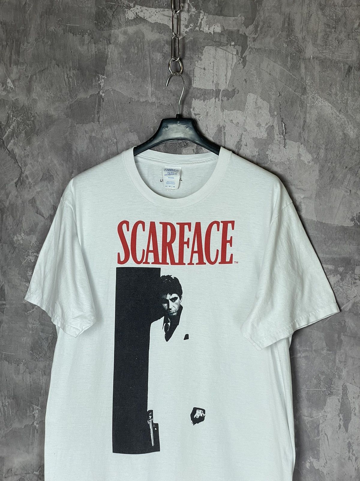 Vintage Scarface Vintage T Shirt Size US M / EU 48-50 / 2 - 2 Thumbnail