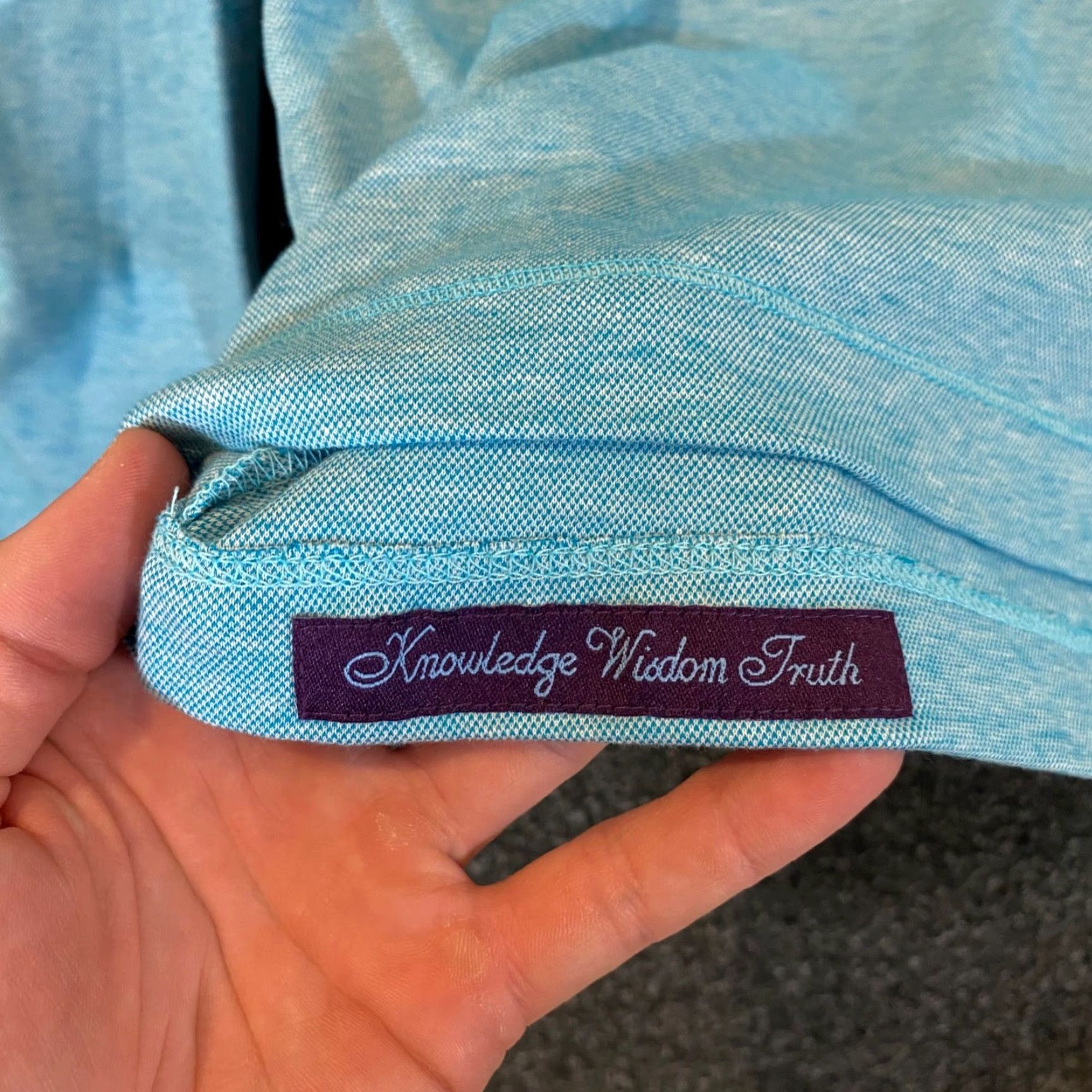 Robert Graham VINTAGE Robert Graham Men’s Sweater XL Blue Pullover Knit Button Long Sleeve Casual Fashion Size US XL / EU 56 / 4 - 6 Thumbnail