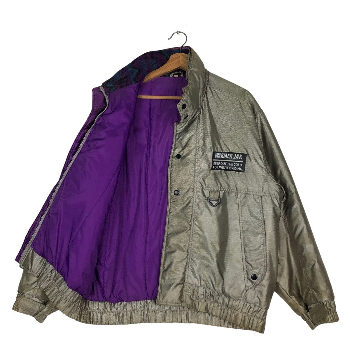 Japanese Brand 🔥VINTAGE SKI BOMBER JACKET WARMER JAK JAPAN ISSEY MIYAKE Size US M / EU 48-50 / 2 - 11 Thumbnail