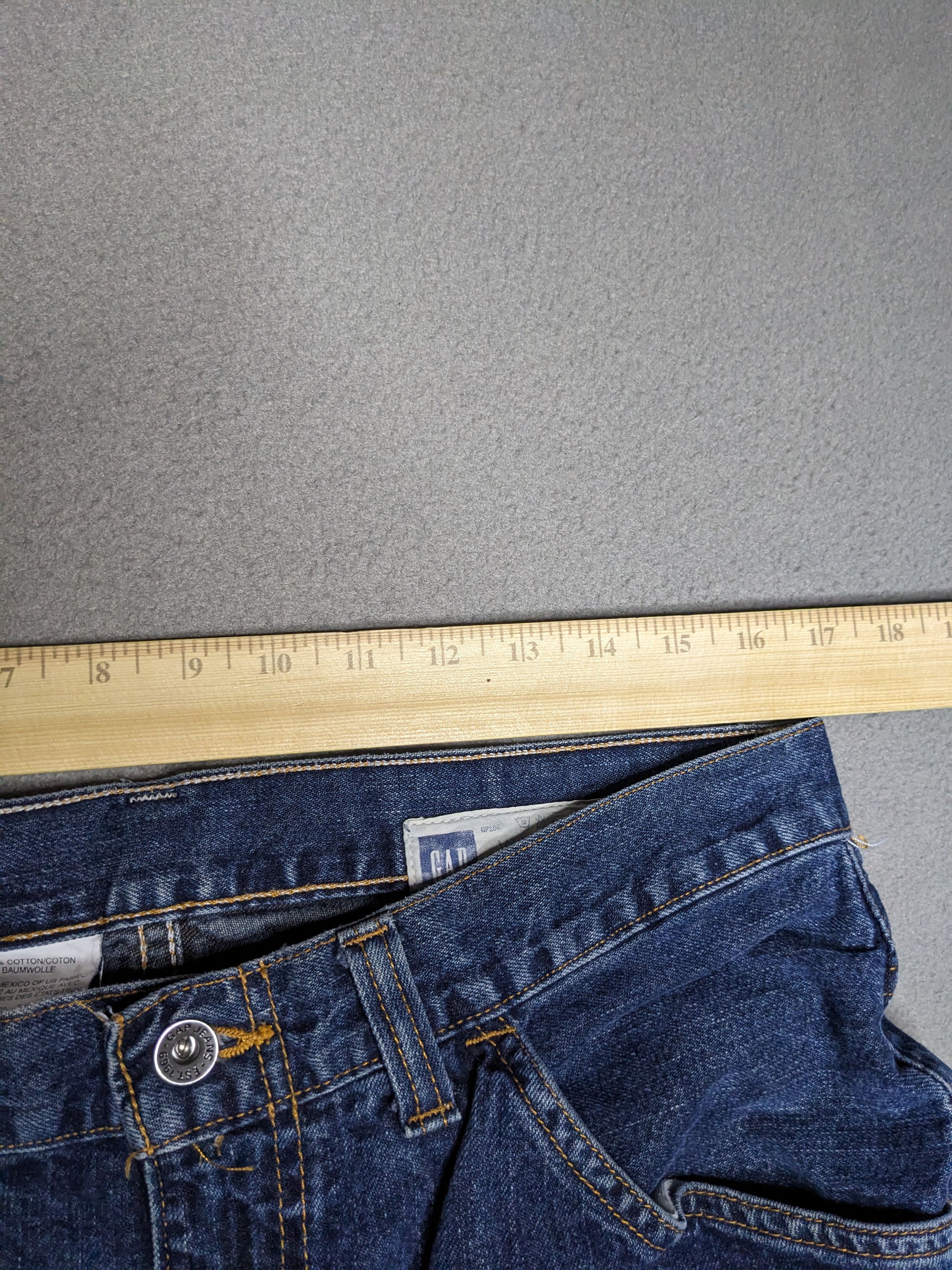 Gap VINTAGE Gap Worker Jeans 34x33 Denim Wide Leg Straight Y2K Size US 34 / EU 50 - 16 Thumbnail