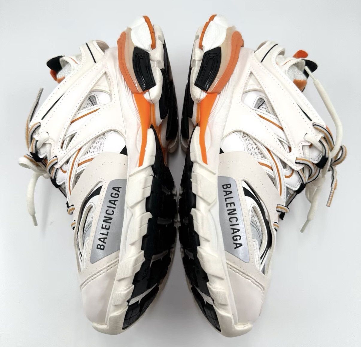 Balenciaga Balenciaga Track White Orange Dad Sneakers K12 Size US 8 / IT 38 - 6 Thumbnail