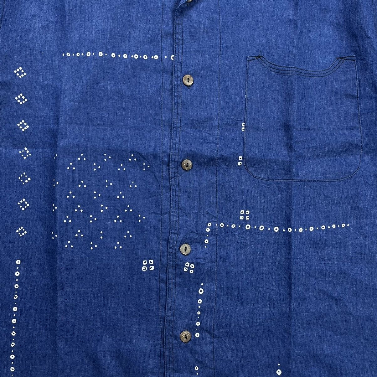 Indigo × Kapital Kapital indigo open collar shirt Size US M / EU 48-50 / 2 - 4 Thumbnail