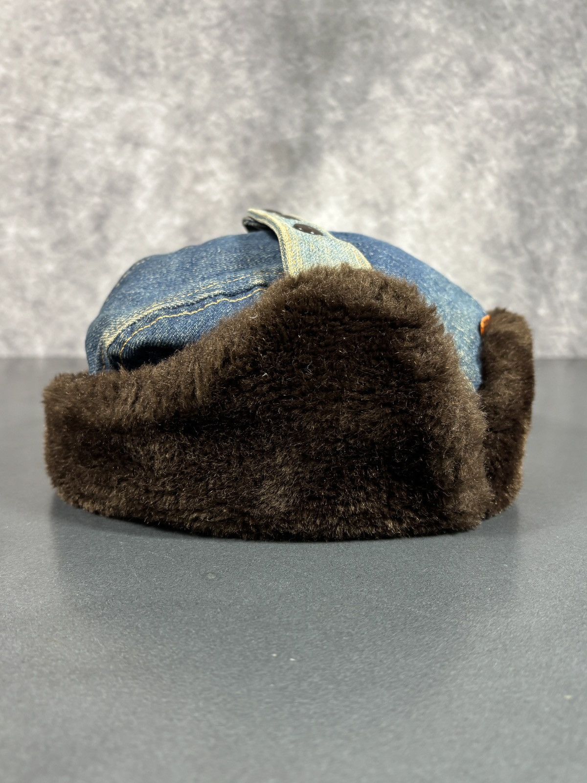 Levi's Vintage Levi's Orange Tab Hat Denim Ushanka Trapper 70s 80s Size ONE SIZE - 18 Thumbnail
