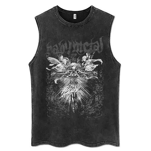Japanese Brand Chiyuri x Endo Baby Angel TANK TOP Size US M / EU 48-50 / 2 - 2 Thumbnail