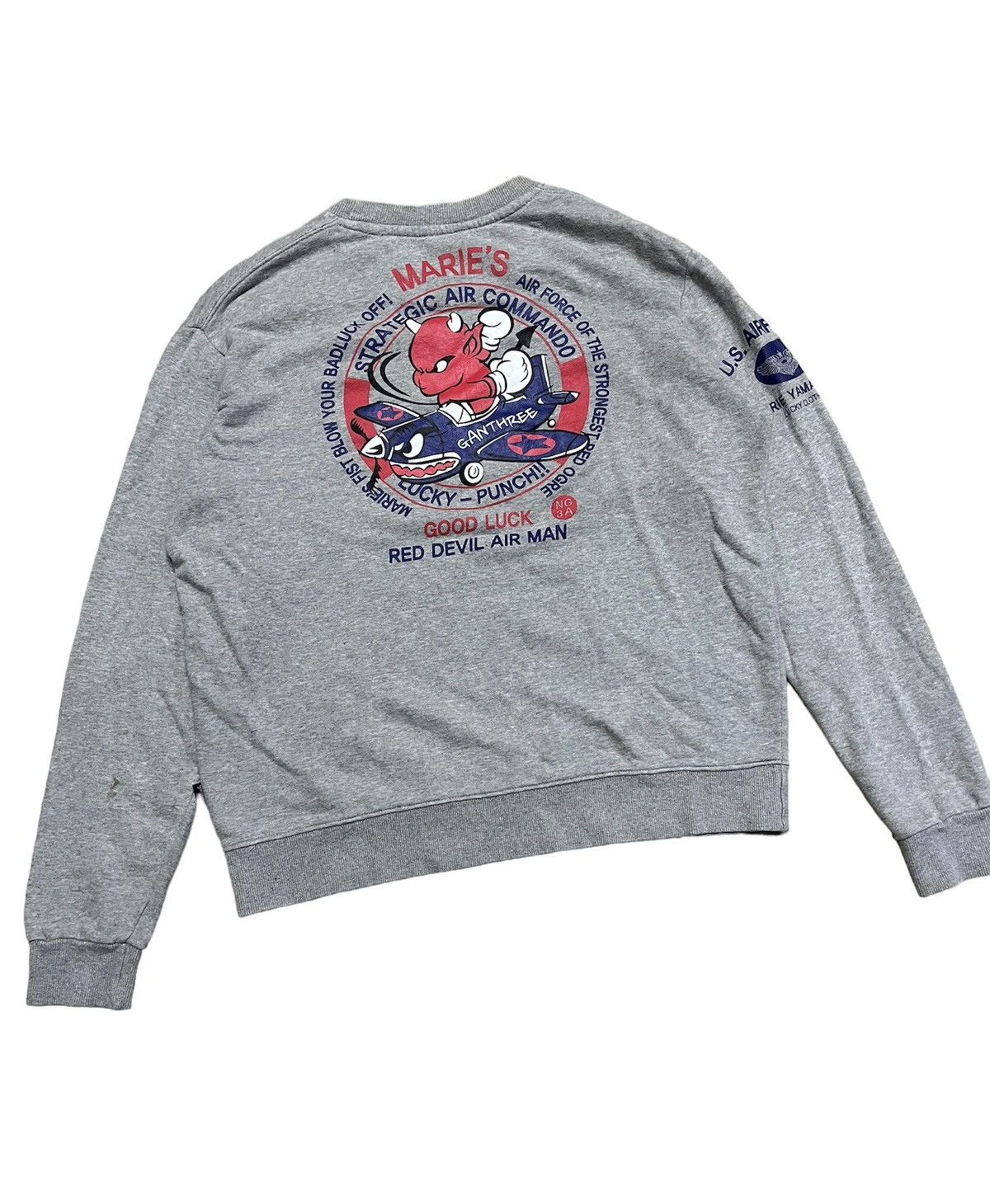 US Air Force Tedman Baby Devil Sweetshirts 🇯🇵