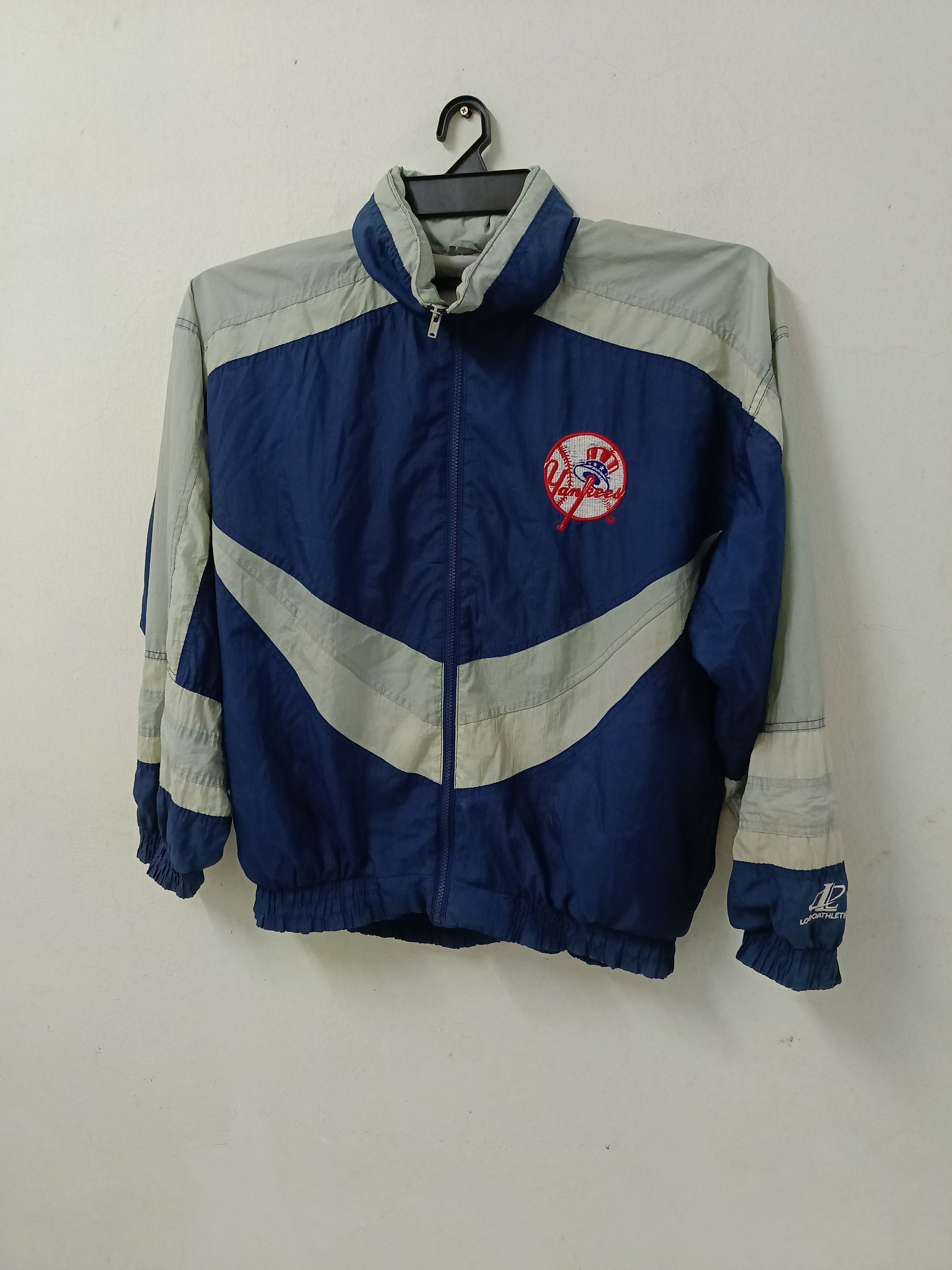 Logo 7 × New York Yankees × Vintage NY Yankees Vtg 90s Logo Athletic jacket Size US L / EU 52-54 / 3 - 8 Thumbnail