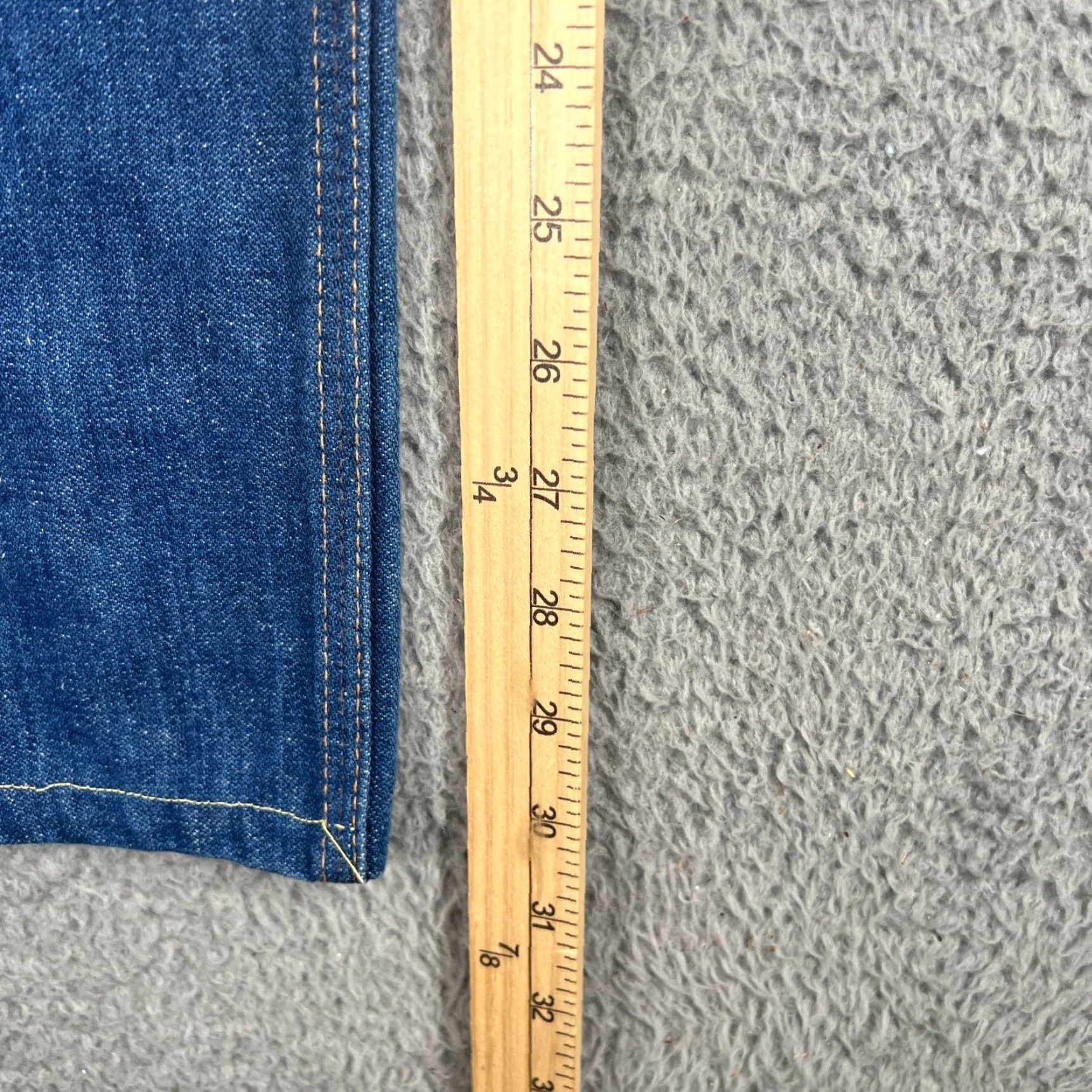 Wrangler VINTAGE Wrangler Men's Jeans 29x31 Straight Leg Denim Casual Mid Rise Blue 90s Size US 29 - 5 Thumbnail
