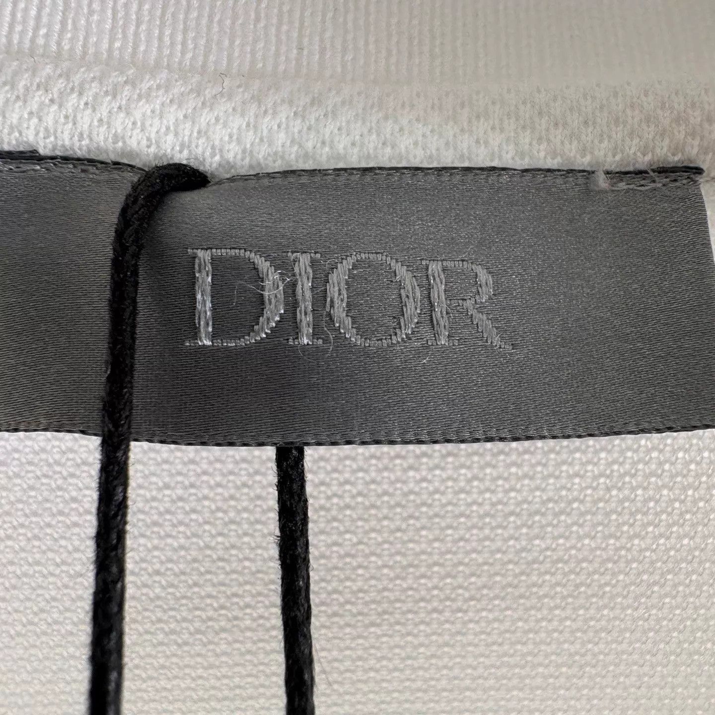 Dior Dior White Logo Embroidered Polo Shirt S Size S / US 4 / IT 40 - 3 Thumbnail