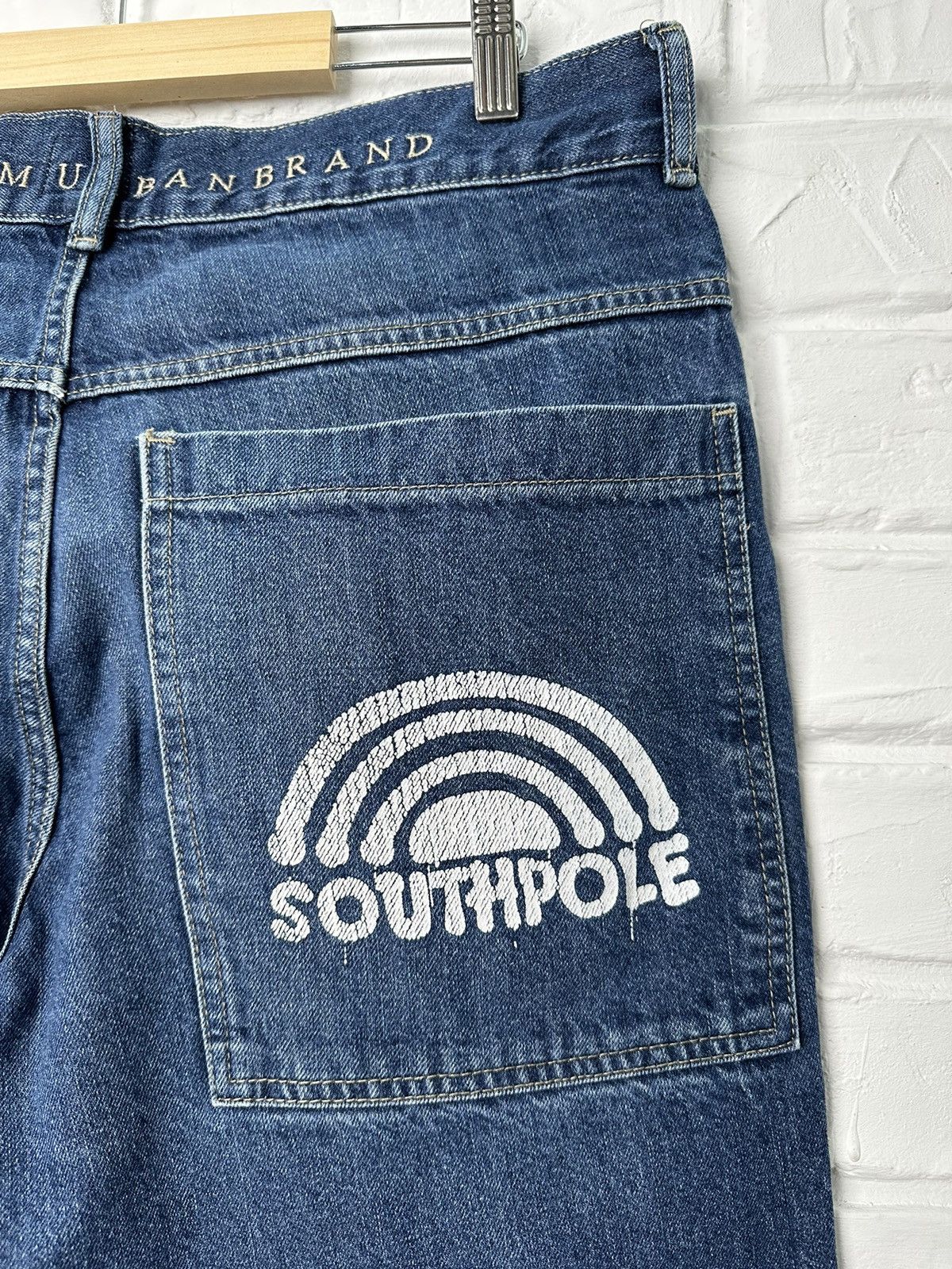 Southpole Y2K Vintage SOUTHPOLE Baggy Denim Pants Wide Leg Size US 34 / EU 50 - 6 Thumbnail