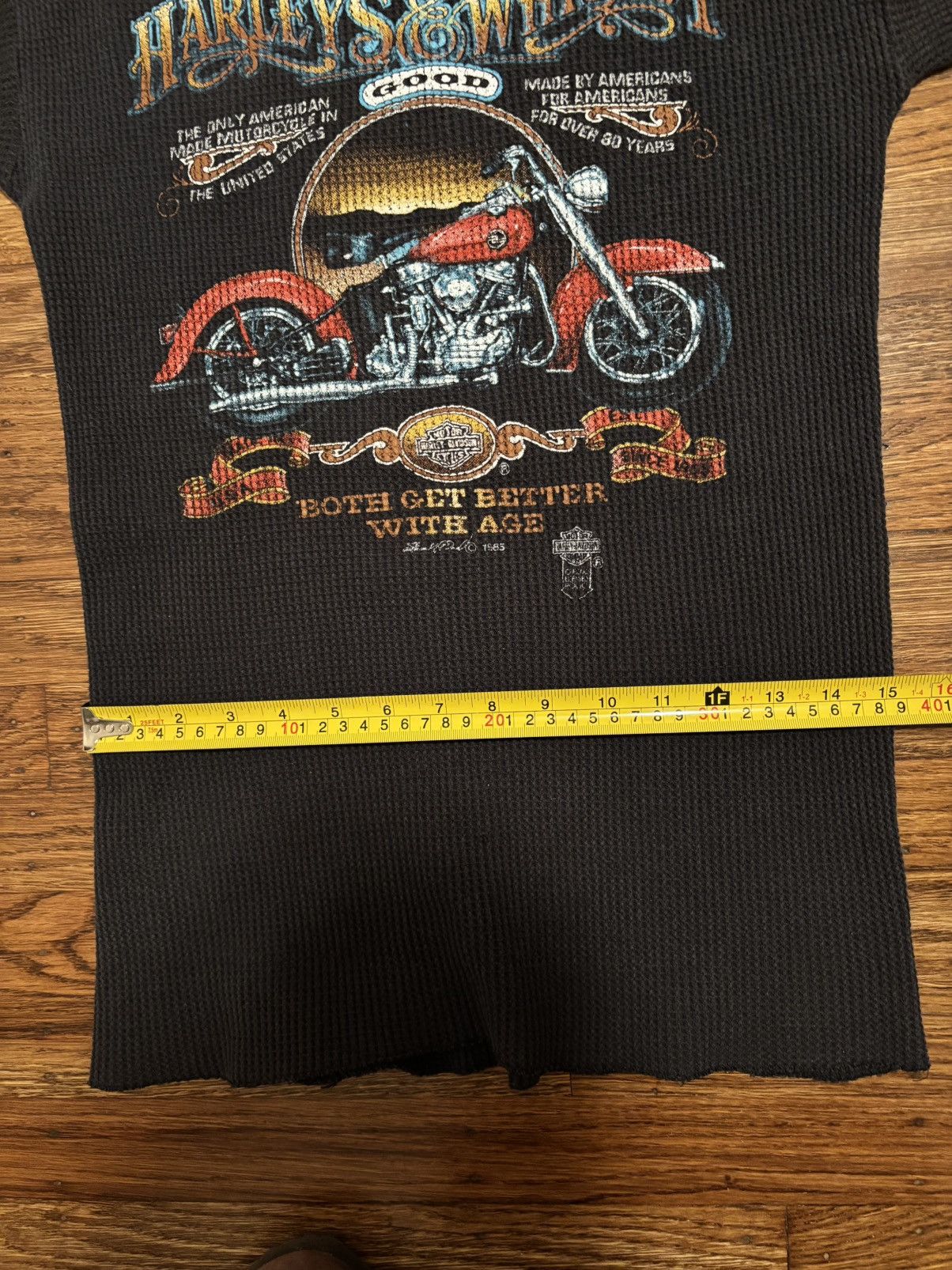 Harley Davidson Vintage Harley Davidson Thermal 1985 Size US XXL / EU 58 / 5 - 6 Thumbnail