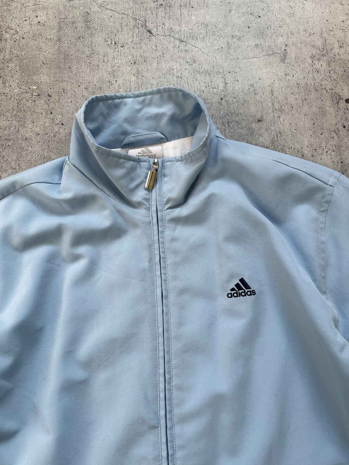 Adidas × Vintage Adidas Vintage windbreaker baby blue Size US S / EU 44-46 / 1 - 6 Thumbnail