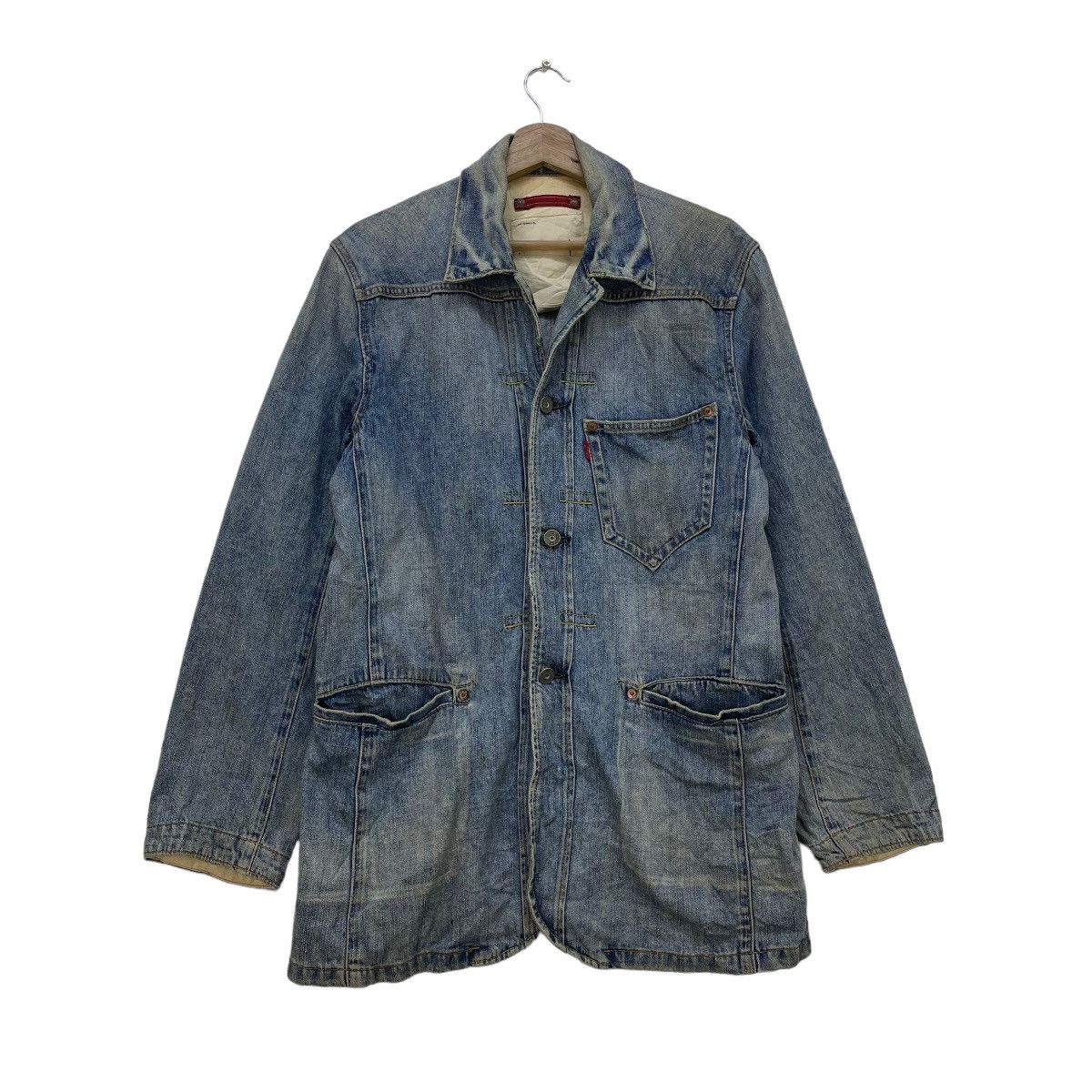 Japanese Brand 🔥Vintage Levis Redloop Denim Jackeadw In Japan Size US M / EU 48-50 / 2 - 1 Thumbnail