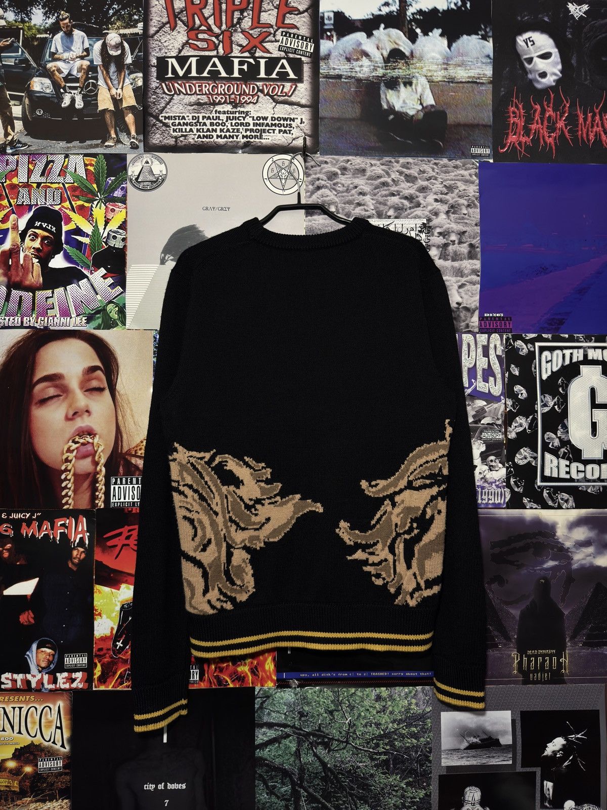 Dolce & Gabbana Dolce Gabbana Wool King Lion Sweater Size US XL / EU 56 / 4 - 3 Thumbnail