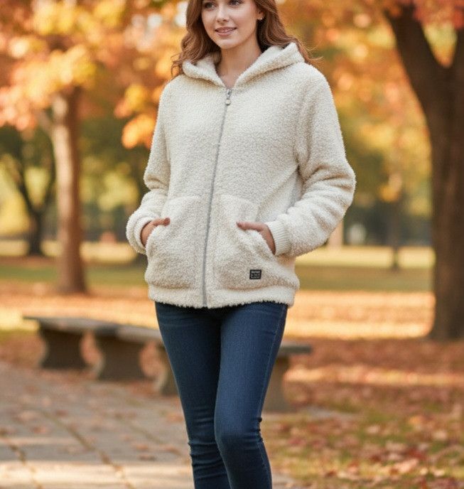 Courreges COURREGES SWEATER JACKET SHERPA Size S / US 4 / IT 40 - 1 Thumbnail