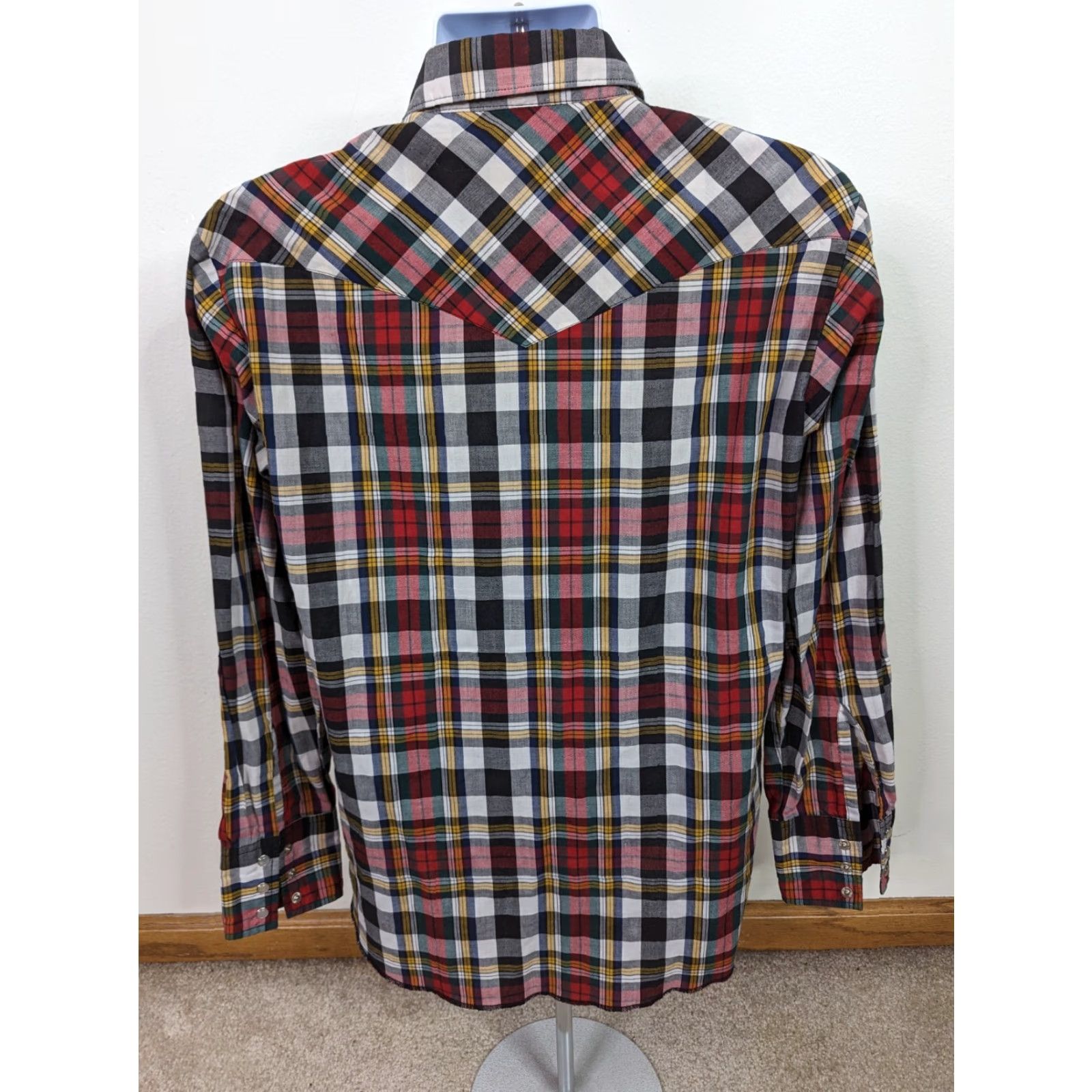 Wrangler Wrangler Shirt Men Medium Cowboy Western Long Sleeve Pearl Snap T2F Size US M / EU 48-50 / 2 - 3 Thumbnail