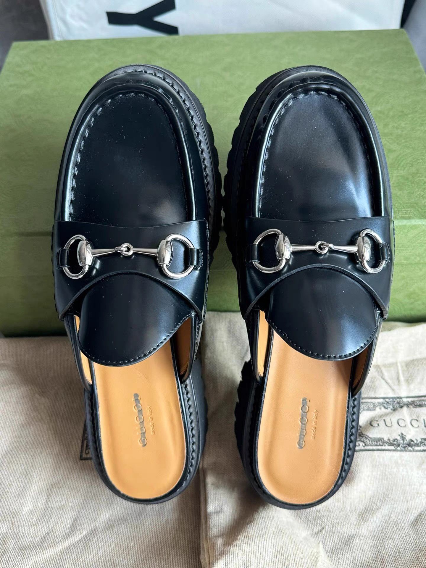 Gucci Gucci Horsebit Platform Loafer Mules K6 Size US 8 / IT 38 - 6 Thumbnail
