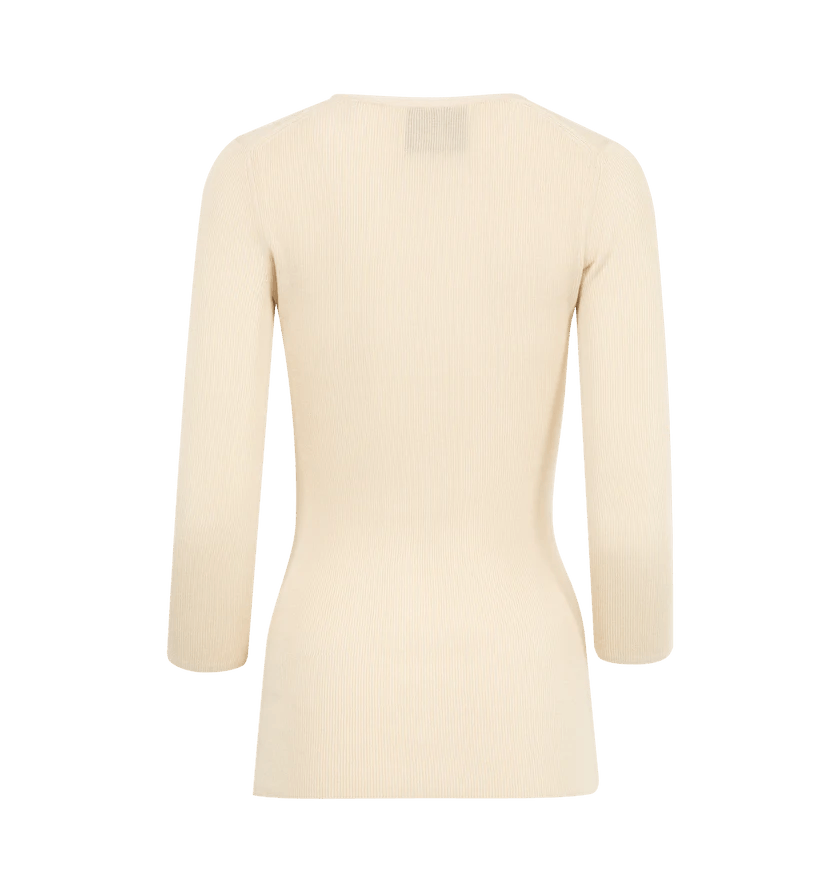 Isabel Marant o1h1sh11225 Felicia Blouse in Light Beige Size M / US 6-8 / IT 42-44 - 2 Thumbnail