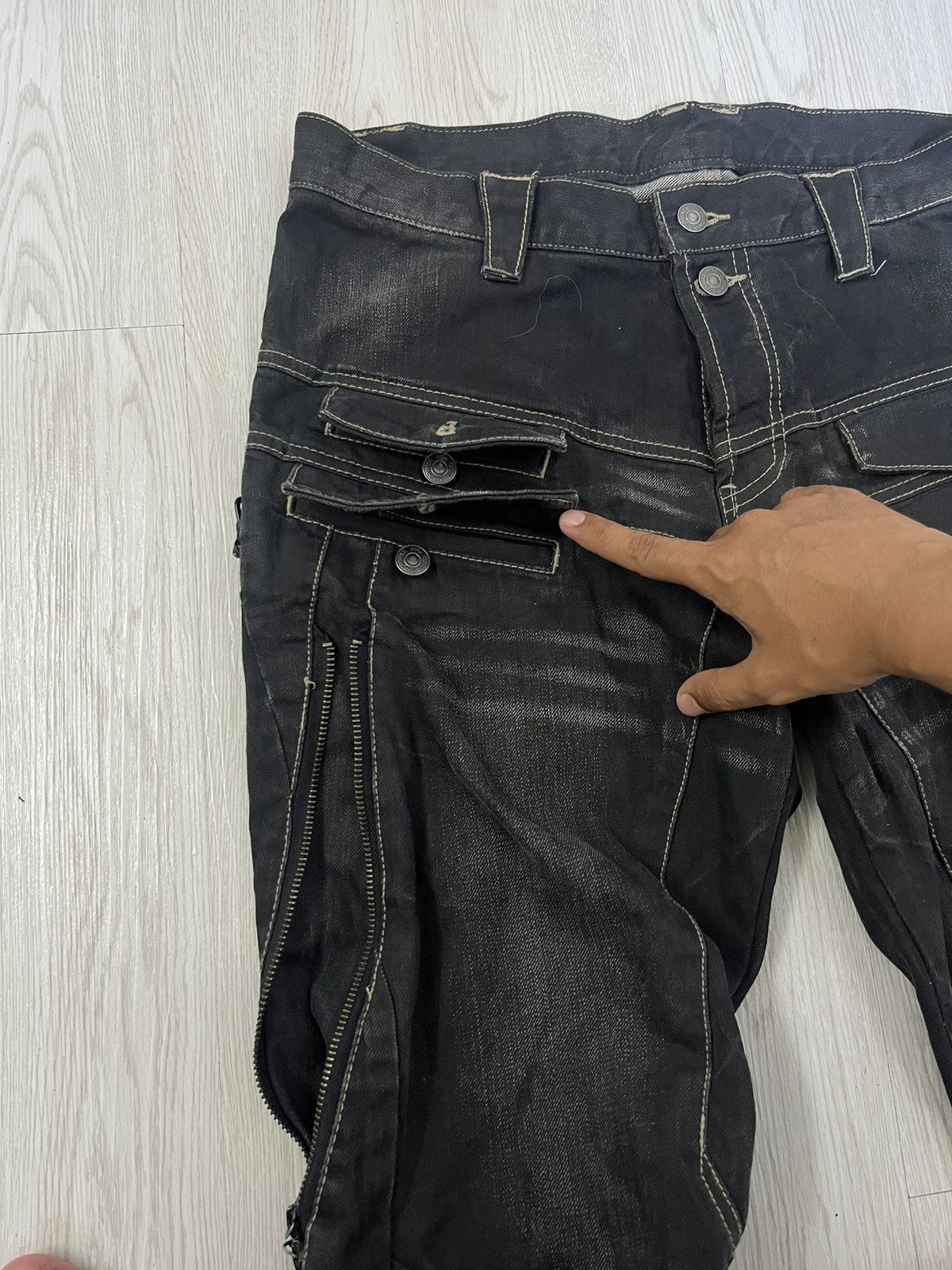 Japanese Brand × PPFM Vintage PPFM Multizipper Bondage punk ‘like undercover’Jeans Size US 34 / EU 50 - 4 Thumbnail