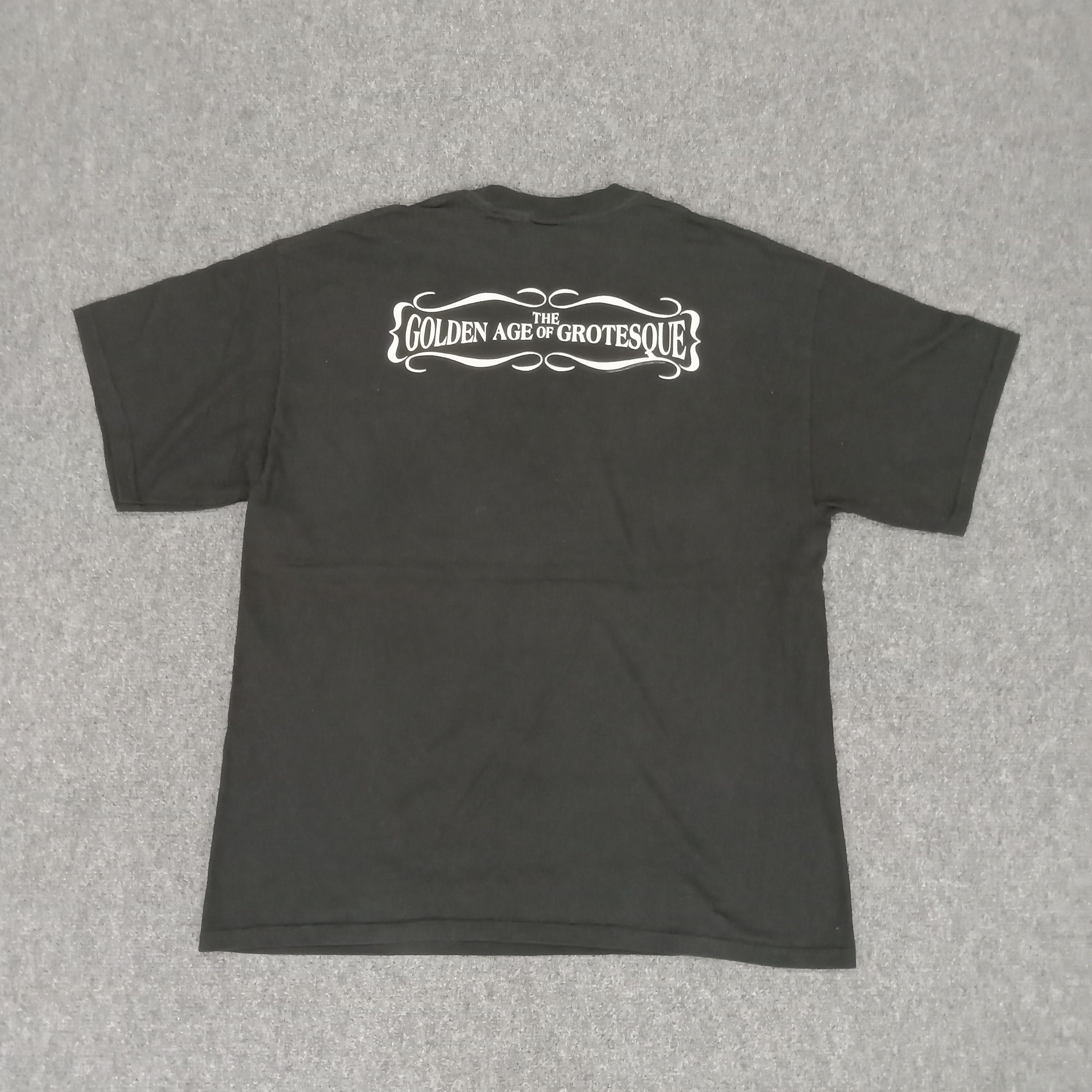 Marilyn Manson × Vintage Marilyn Manson American Rock Musician Tshirt Size US L / EU 52-54 / 3 - 6 Thumbnail