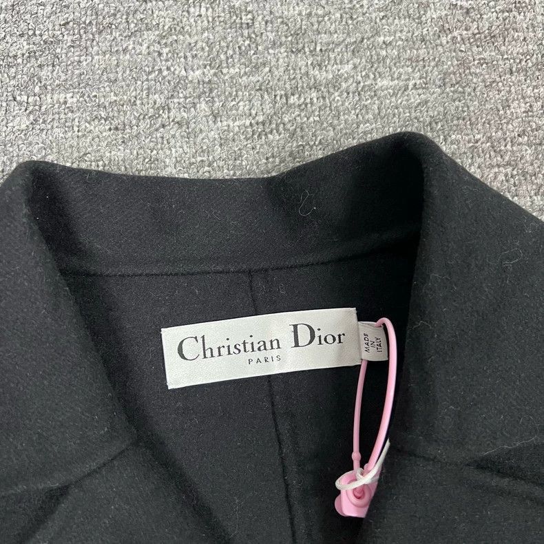 Dior Dior Black Double-Breasted Coat-2507 Size US S / EU 44-46 / 1 - 5 Thumbnail
