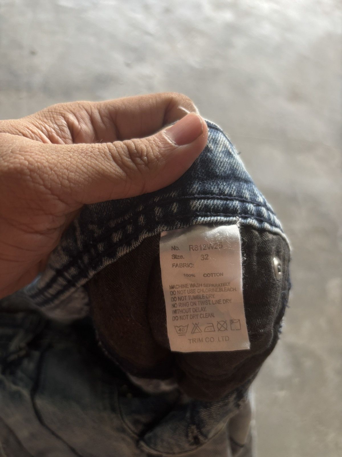 If Six Was Nine ARMY OF NO distressed japanese denim grunge punk stone wash Size US 32 / EU 48 - 5 Thumbnail