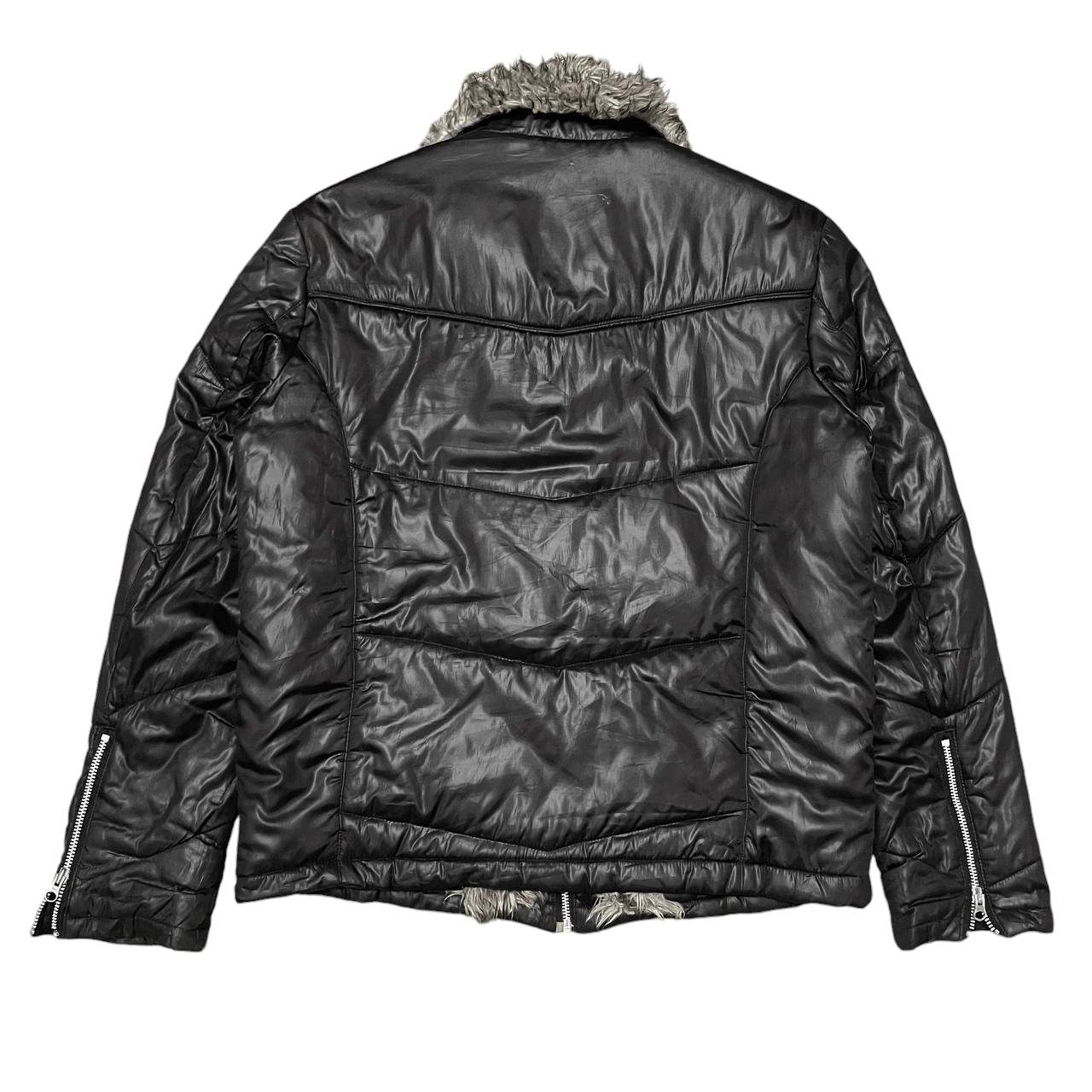 Spinash Vintage Spinash Fur Puffer Jacket ifsixwasnine lgb goa style Size US L / EU 52-54 / 3 - 14 Thumbnail