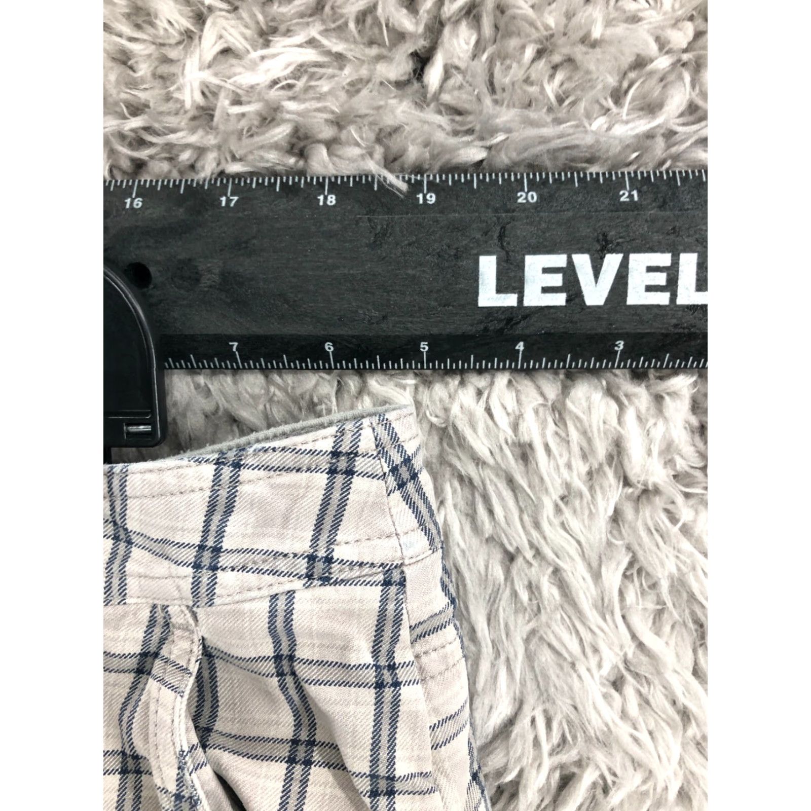 The North Face The North Face Plaid Shorts Mens 38 Bermuda Regular Mid Blue Color Cotton Blend Logo 5-Pocket Denim Casual Men Shorts Size US 38 / EU 54 - 2 Thumbnail