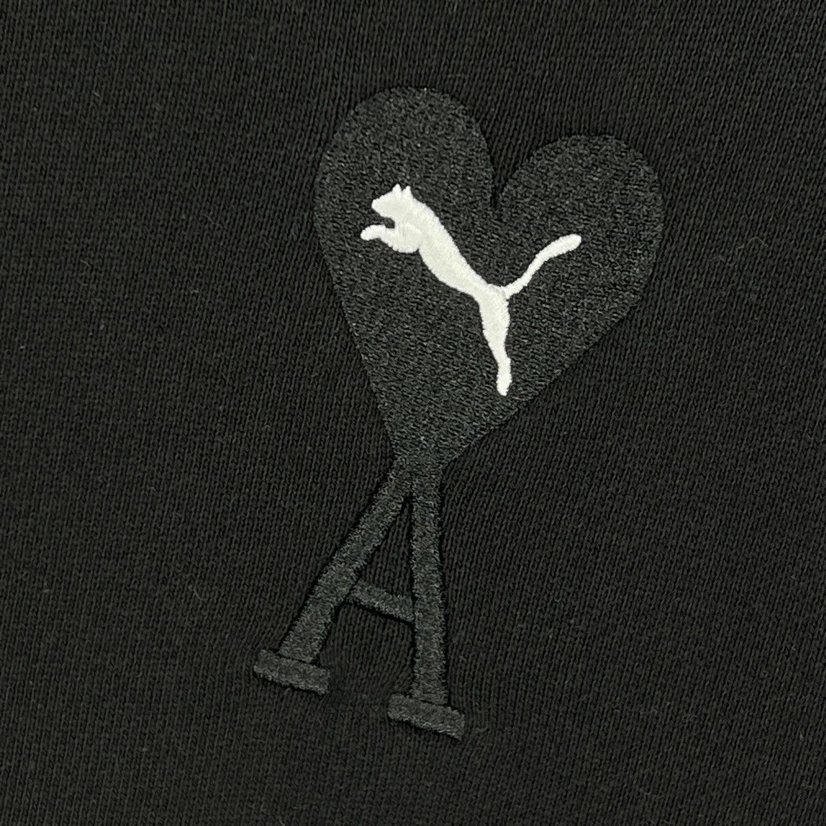 AMI Puma x AMI Black Crewneck Sweatshirt Size S Mens Size US S / EU 44-46 / 1 - 5 Thumbnail