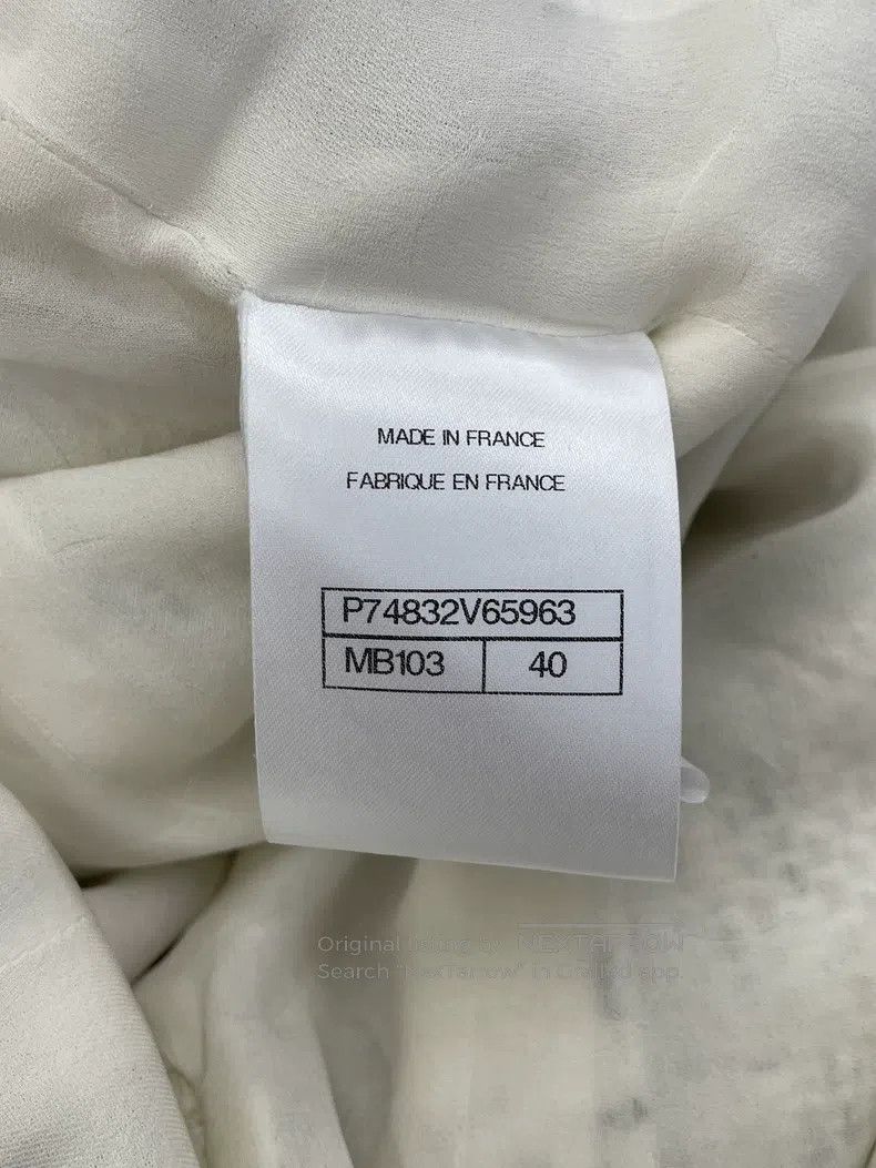 Chanel Chanel 23s Spring and Summer Series White plapel jacket Size S / US 4 / IT 40 - 6 Thumbnail