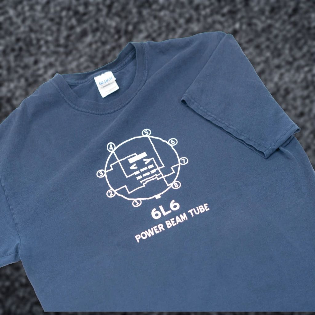 Gildan VINTAGE T-Shirt Mens L Blue Power Beam Tube Logo 90s Art Parody Gildan Cotton 2000s Mens Size US L / EU 52-54 / 3 - 1 Thumbnail