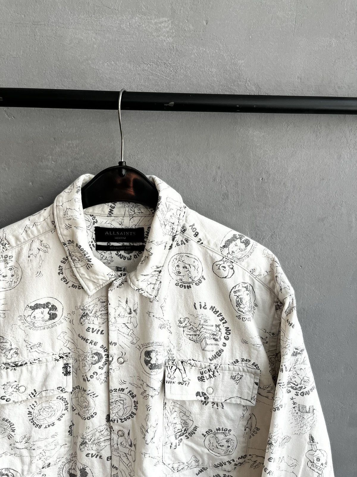 Allsaints × Vintage Allsaints old school jacket Size US M / EU 48-50 / 2 - 2 Thumbnail