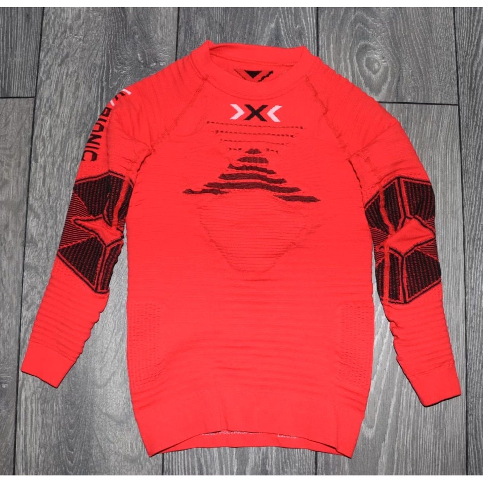 Vintage X BIONIC EFFEKTOR RUNNING THERMO LONGSLEEVE WINTER SHIRT RED COMPRESSION MENS S Shirt Mens Small Red Size US S / EU 44-46 / 1 - 2 Thumbnail