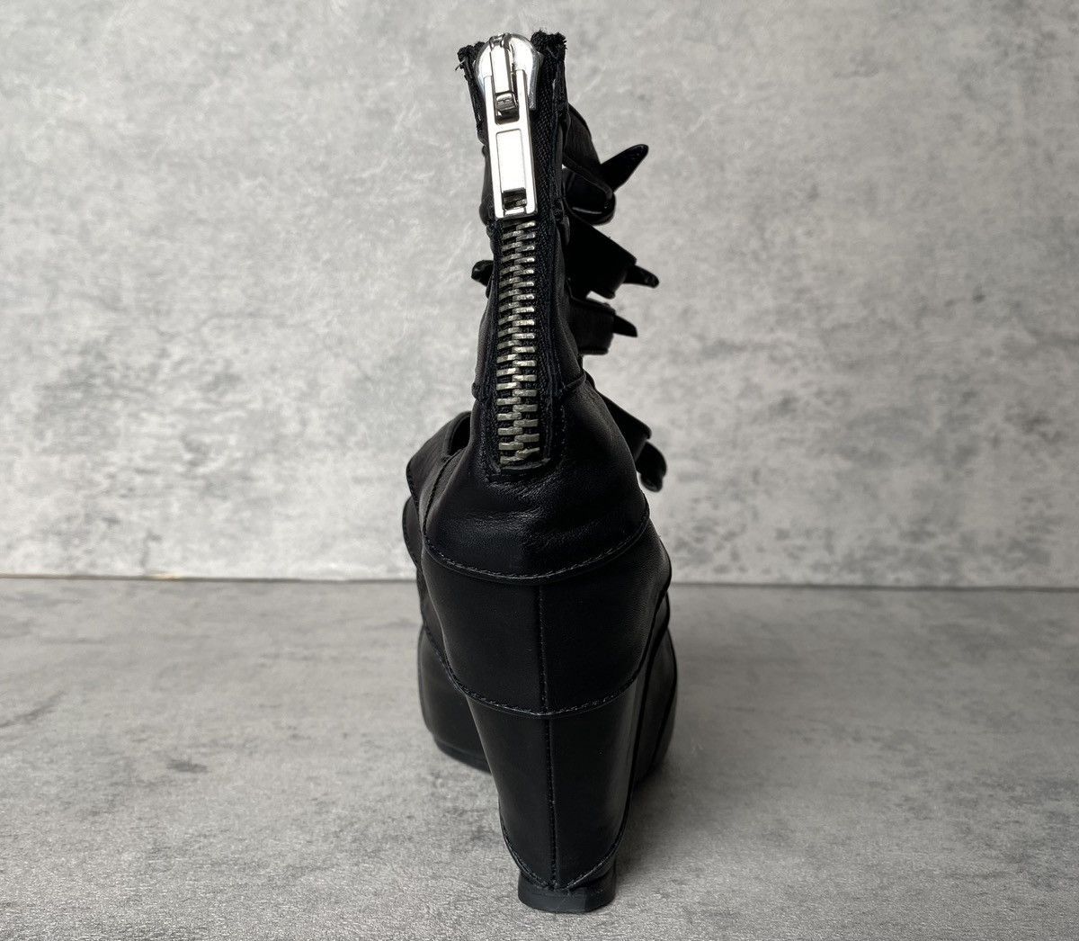 Rick Owens RICK OWENS - SS11 RHINO LEATHER WEDGES Size US 5 / IT 35 - 5 Thumbnail