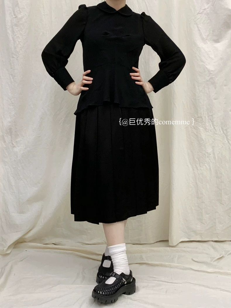 Comme des Garcons Comme Des Garcons Junya Watanabe Black yuanbao Collar Bubb Size XS / US 0-2 / IT 36-38 - 4 Thumbnail