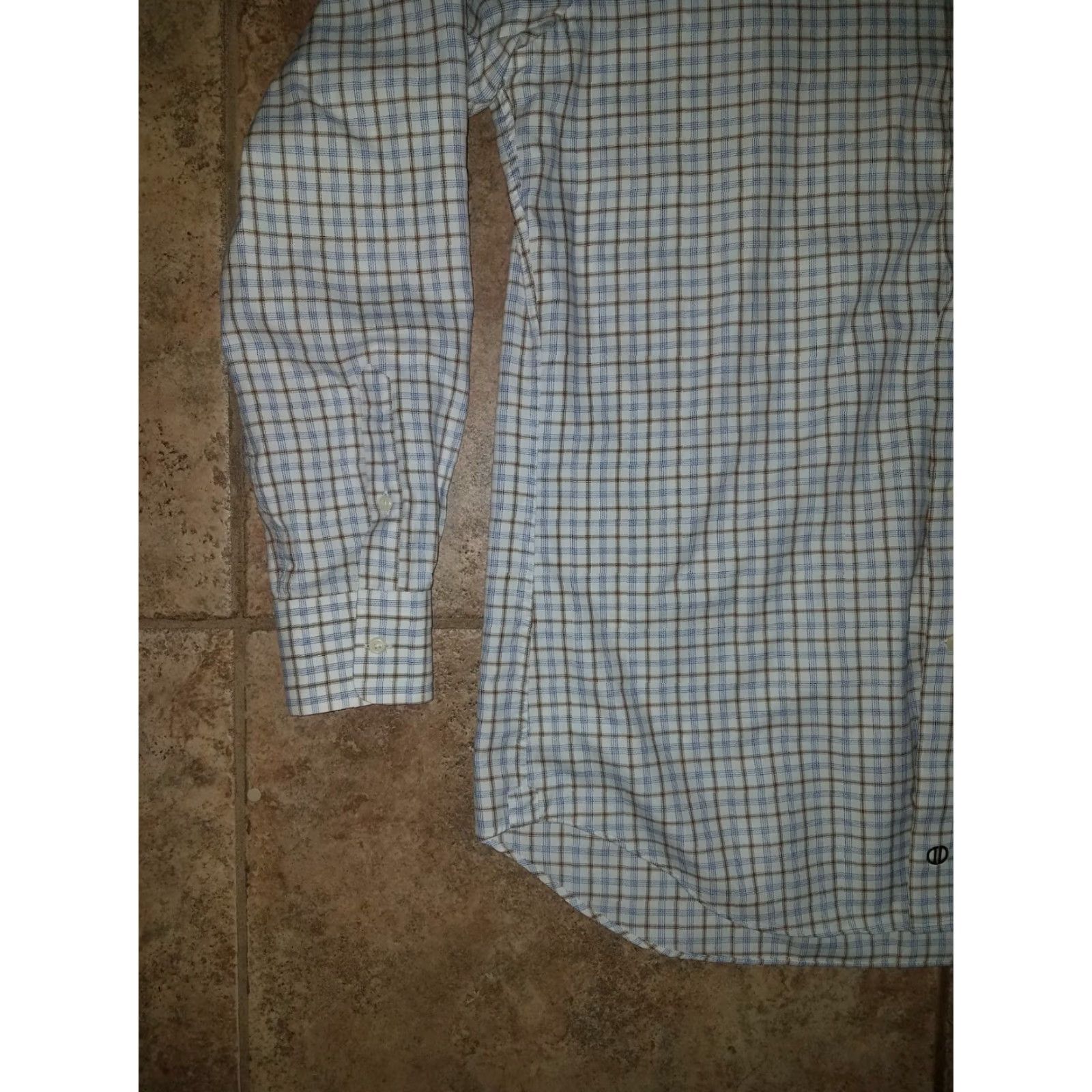 David Donahue David Donahue Shirt Button-Down Plaid Multicolor 15 1/2 Mens Trim Dress Shirt Size US M / EU 48-50 / 2 - 4 Thumbnail