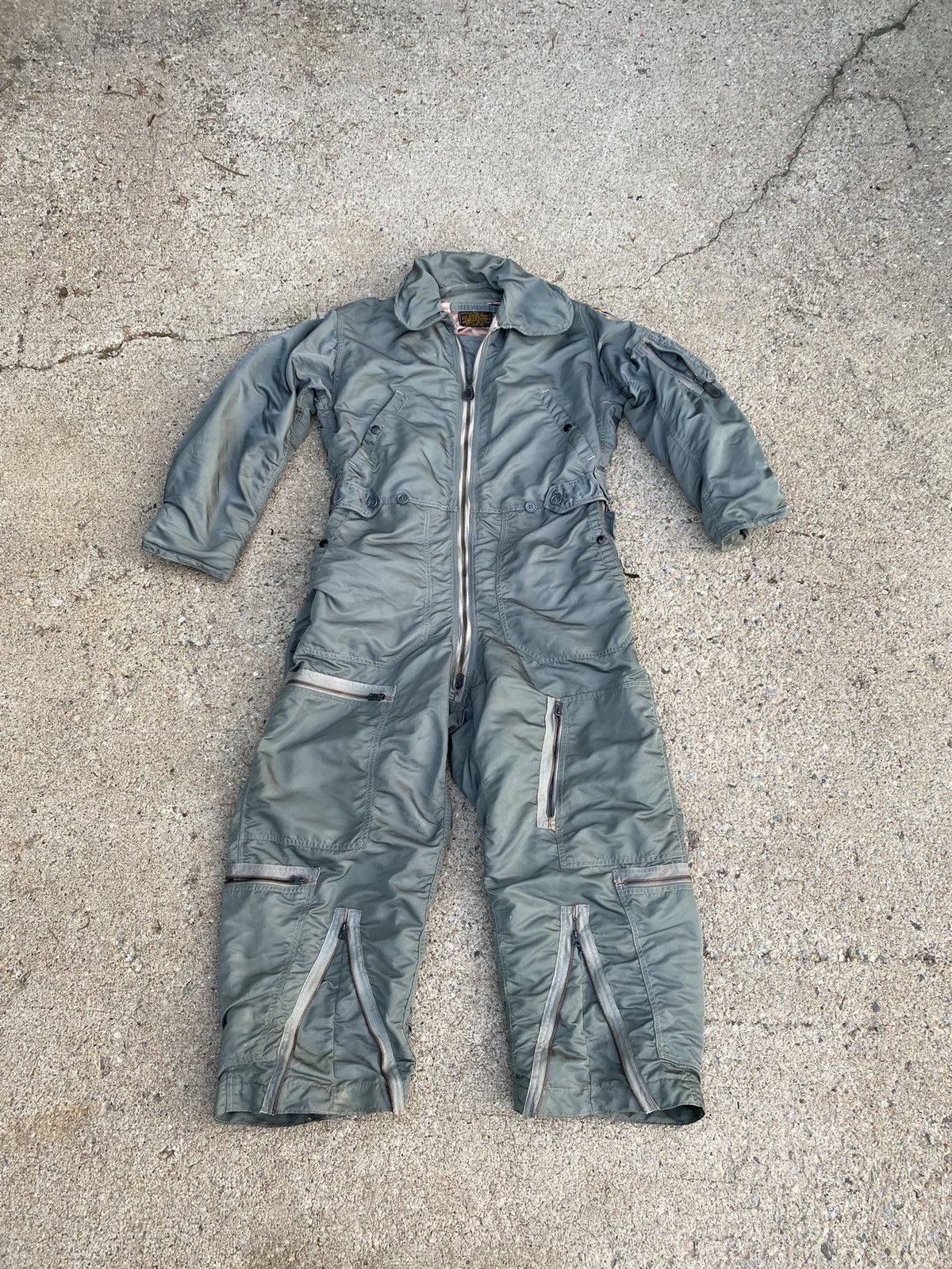 Vintage Vintage 1958 military flying AirForce rayonwool suit CWU-I/P Size US 32 / EU 48 - 10 Thumbnail