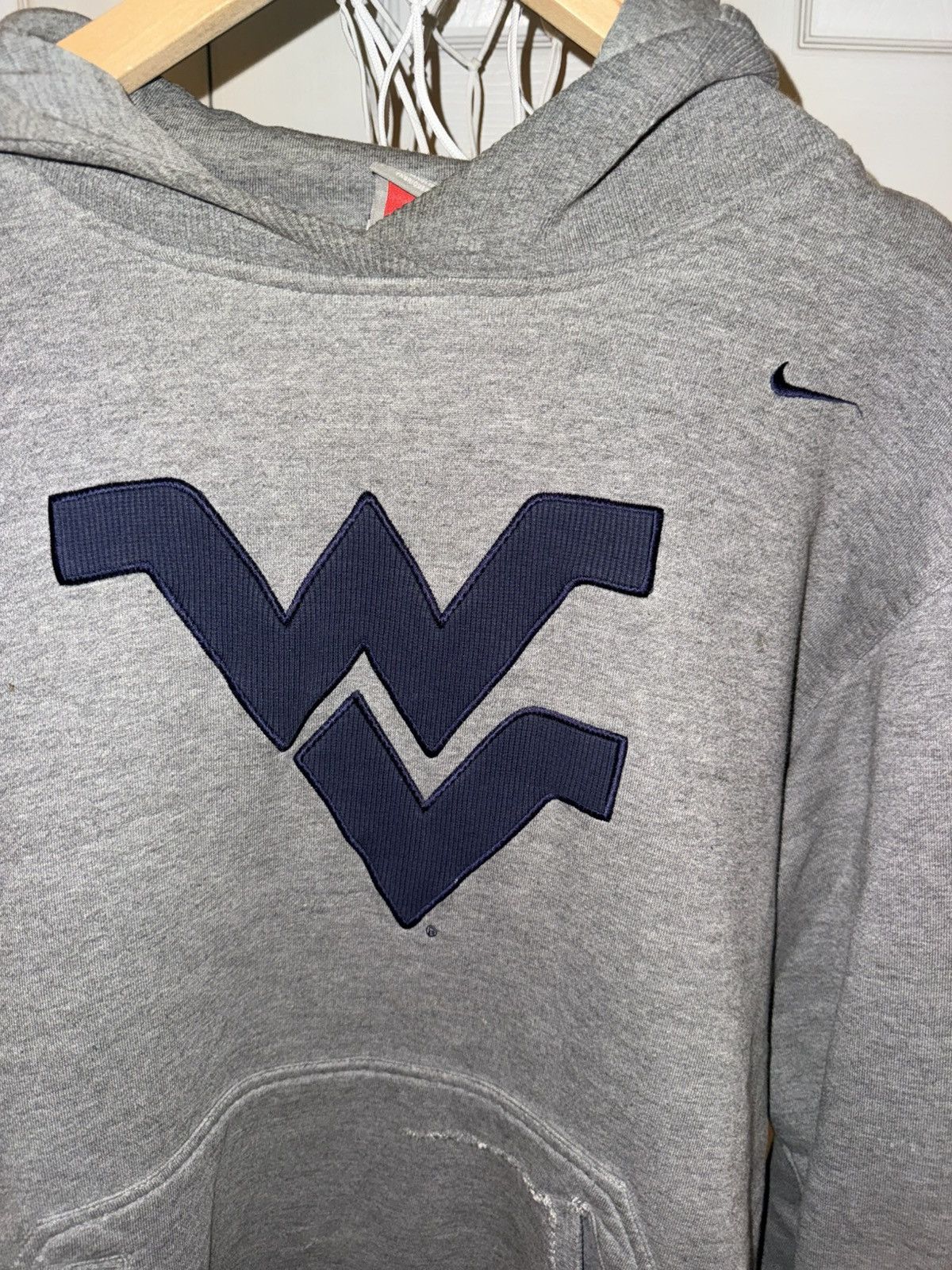 Nike Y2K Nike West Virginia Hoodie Size US S / EU 44-46 / 1 - 3 Thumbnail